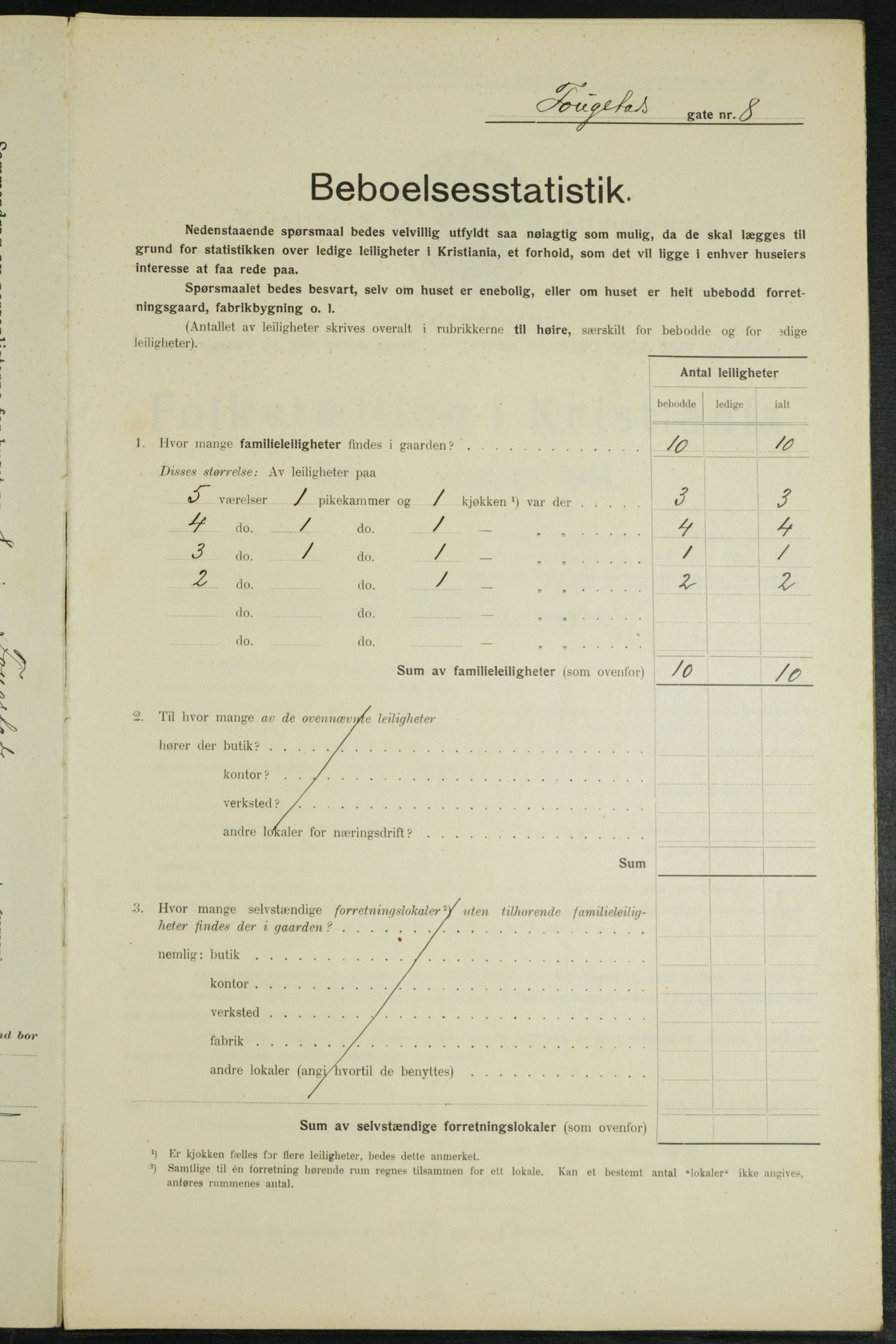 OBA, Kommunal folketelling 1.2.1914 for Kristiania, 1914, s. 25452