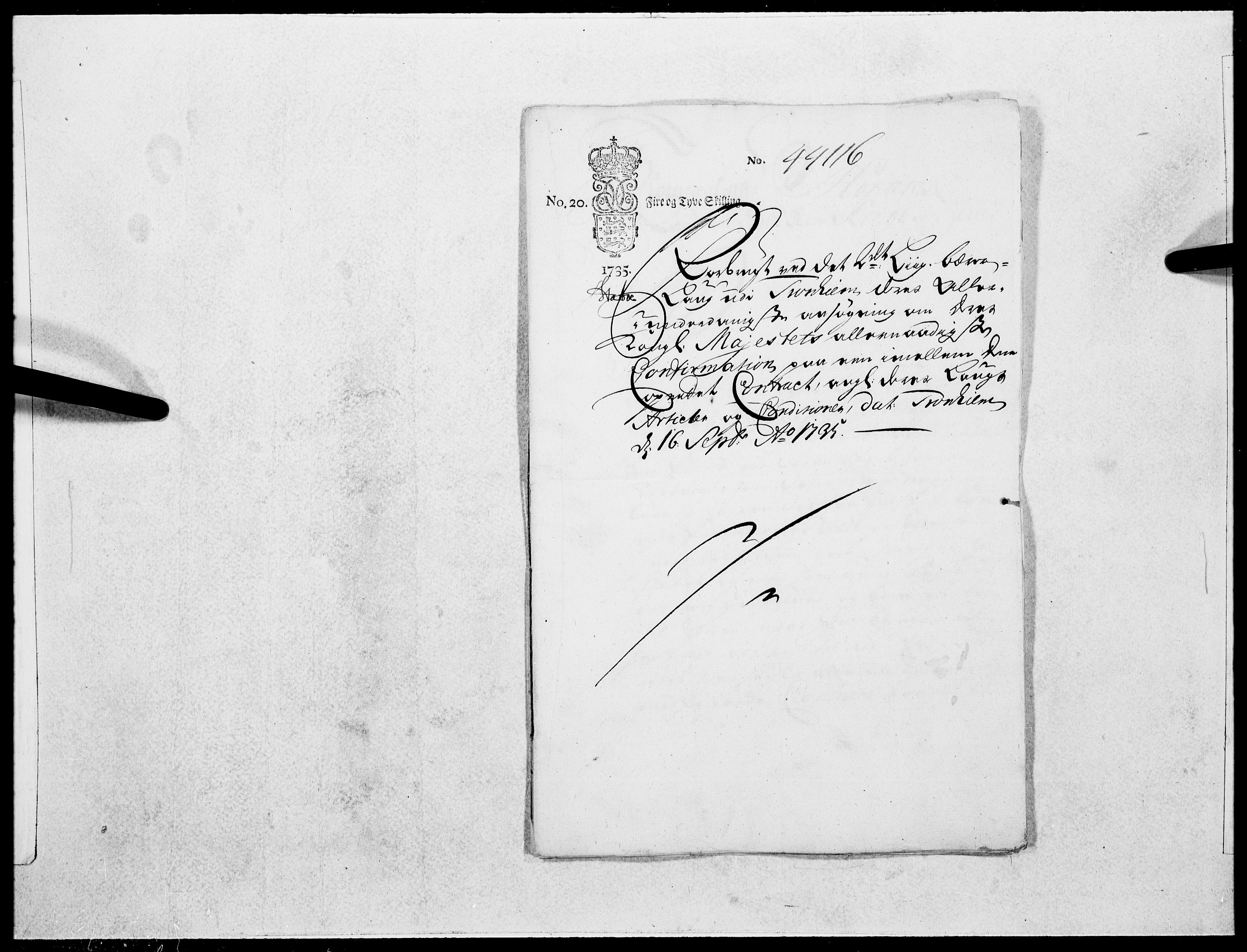 Danske Kanselli 1572-1799, AV/RA-EA-3023/F/Fc/Fcc/Fcca/L0122: Norske innlegg 1572-1799, 1736, s. 11