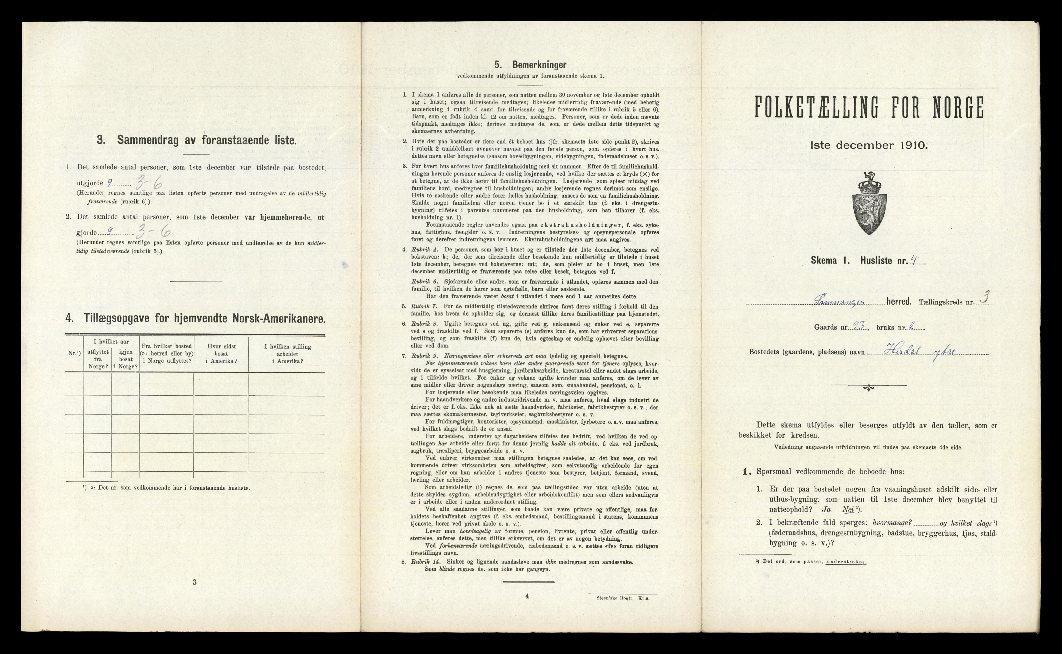 RA, Folketelling 1910 for 1242 Samnanger herred, 1910, s. 141