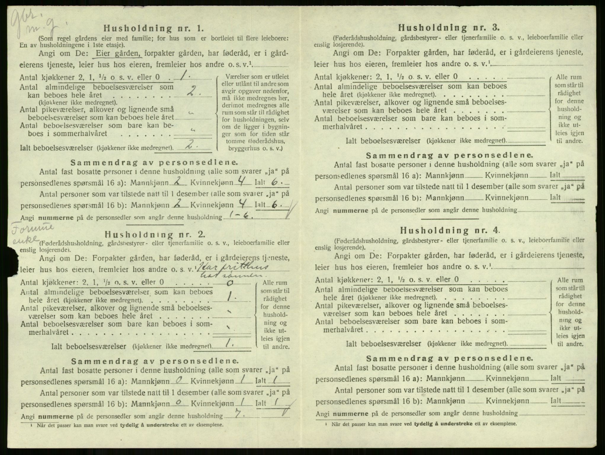 SAKO, Folketelling 1920 for 0719 Andebu herred, 1920, s. 721