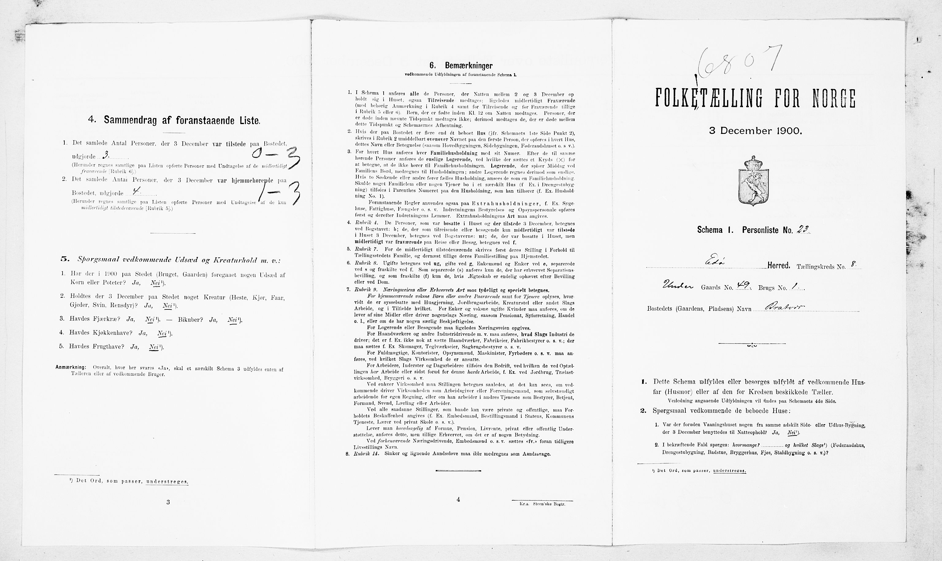 SAT, Folketelling 1900 for 1573 Edøy herred, 1900, s. 682