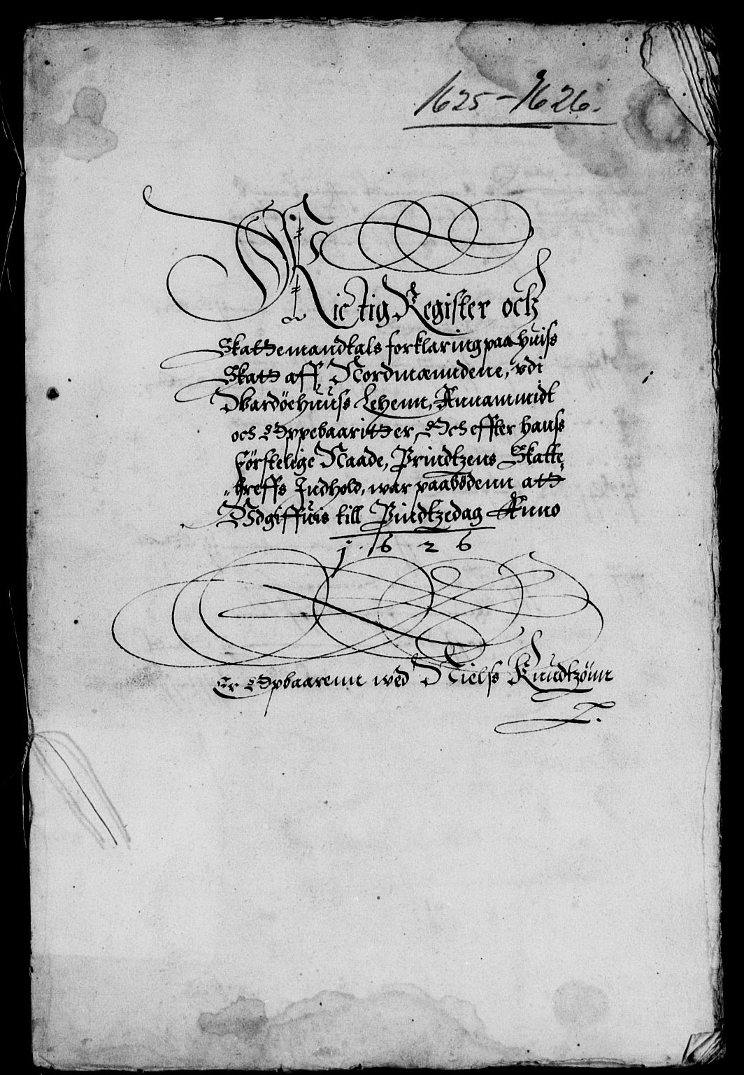 Rentekammeret inntil 1814, Reviderte regnskaper, Lensregnskaper, RA/EA-5023/R/Rb/Rbæ/L0004: Vardøhus len, 1622-1633