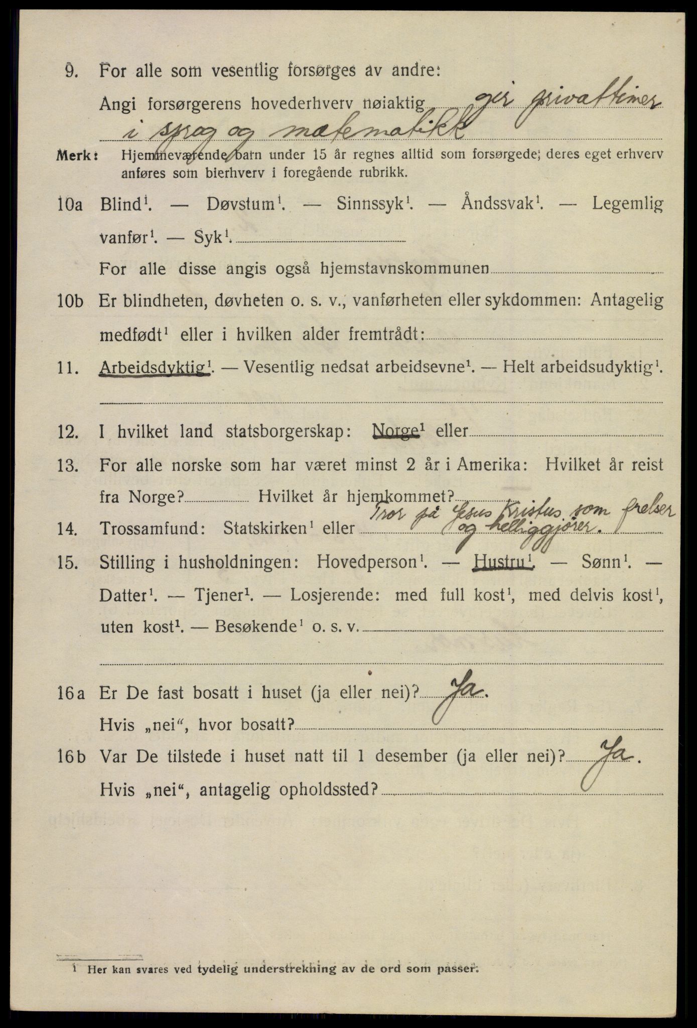 SAKO, Folketelling 1920 for 0601 Hønefoss kjøpstad, 1920, s. 3001