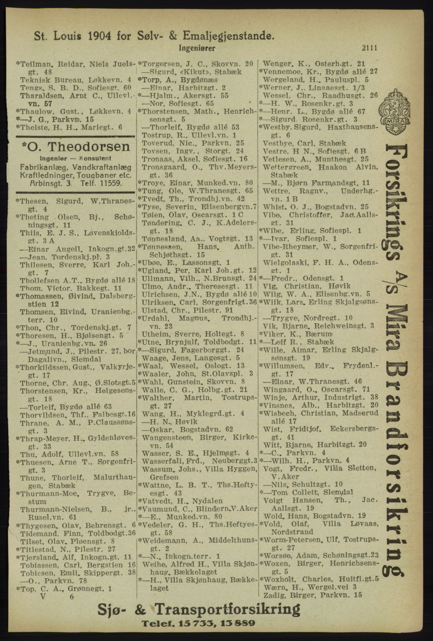 Kristiania/Oslo adressebok, PUBL/-, 1918, s. 2264