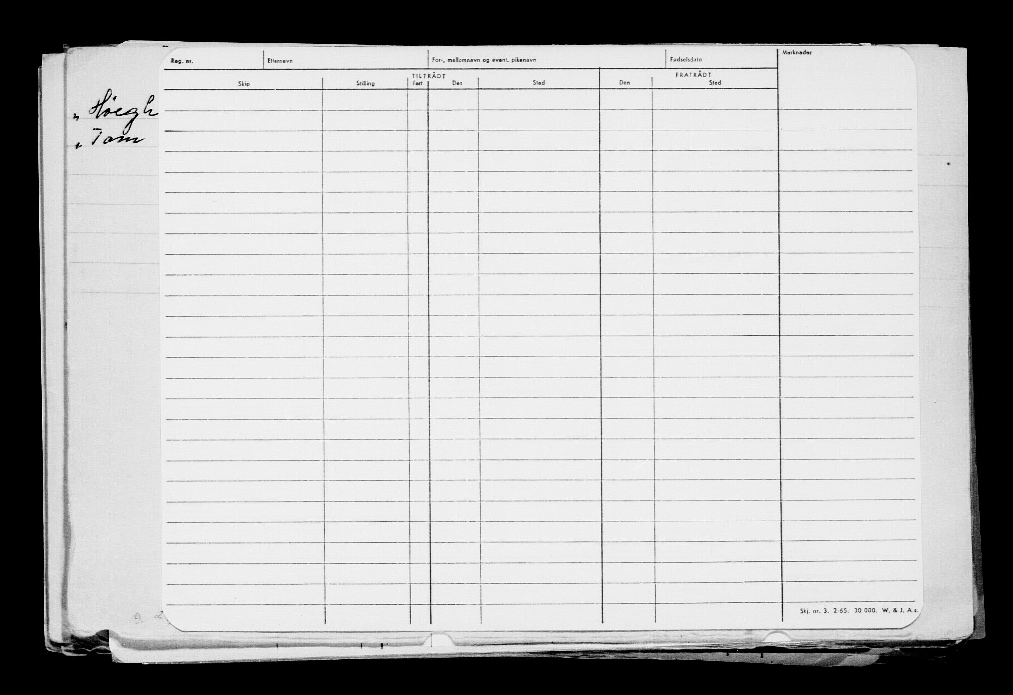 Direktoratet for sjømenn, AV/RA-S-3545/G/Gb/L0210: Hovedkort, 1922, s. 107