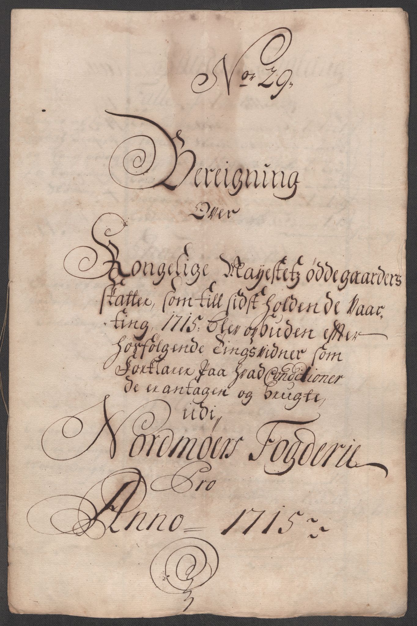 Rentekammeret inntil 1814, Reviderte regnskaper, Fogderegnskap, RA/EA-4092/R56/L3748: Fogderegnskap Nordmøre, 1714-1715, s. 551