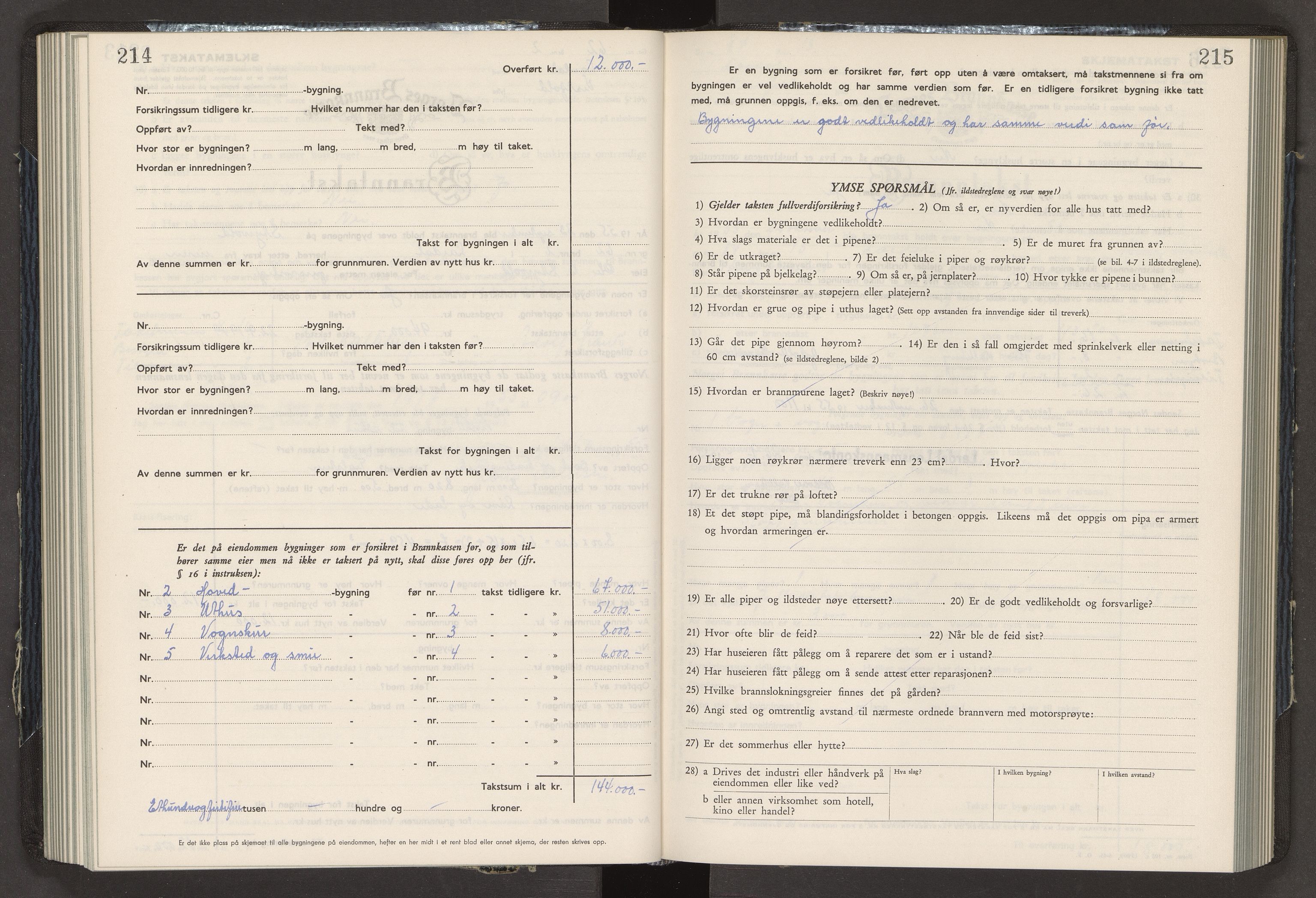 Lardal lensmannskontor, SAKO/A-539/Y/Yb/Ybb/L0003: Skjematakstprotokoller, 1947-1955, s. 214-215