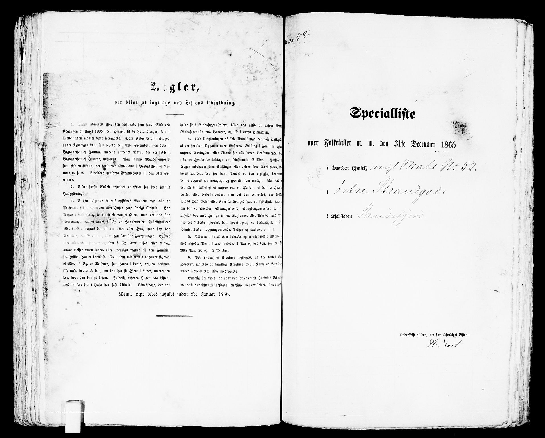RA, Folketelling 1865 for 0706B Sandeherred prestegjeld, Sandefjord kjøpstad, 1865, s. 123