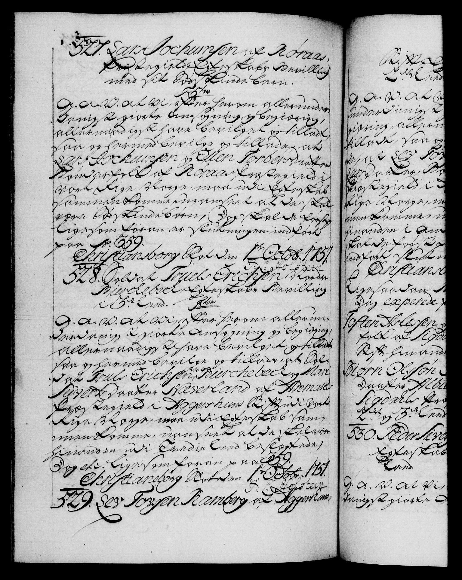 Danske Kanselli 1572-1799, RA/EA-3023/F/Fc/Fca/Fcaa/L0037: Norske registre, 1751-1752, s. 322b