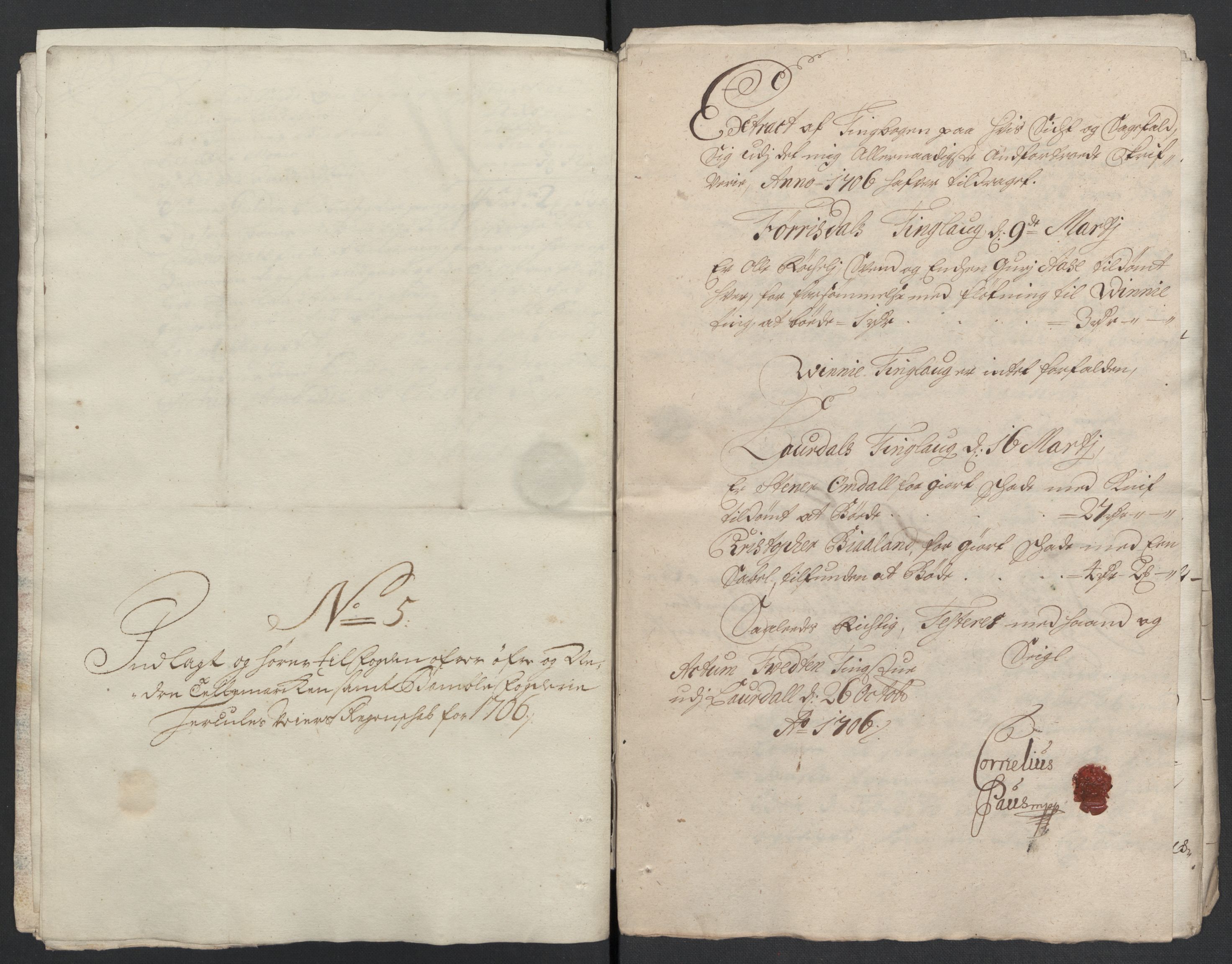Rentekammeret inntil 1814, Reviderte regnskaper, Fogderegnskap, AV/RA-EA-4092/R36/L2116: Fogderegnskap Øvre og Nedre Telemark og Bamble, 1706-1707, s. 53