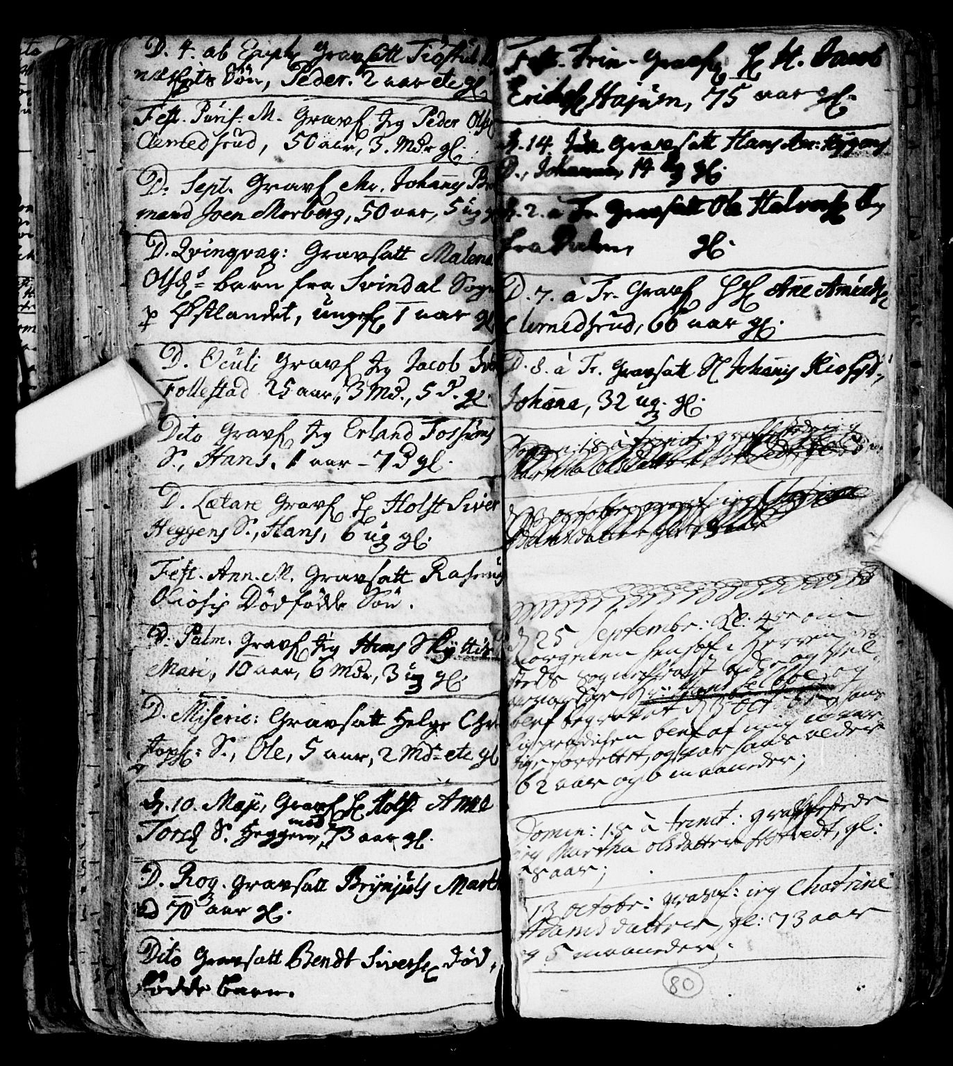 Røyken kirkebøker, AV/SAKO-A-241/F/Fa/L0001: Ministerialbok nr. 1, 1701-1730, s. 80