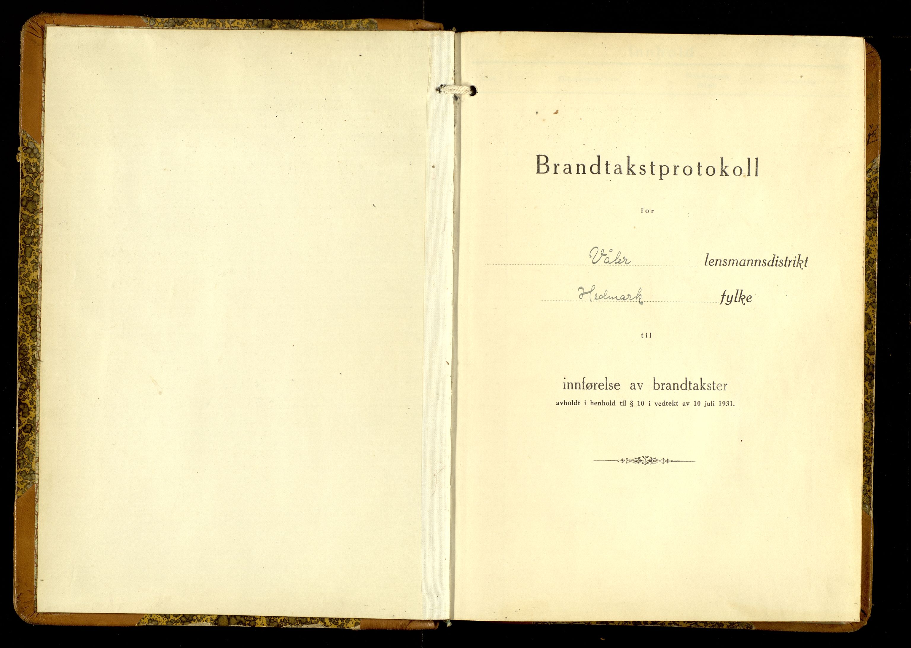 Norges Brannkasse, Våler, Hedmark, AV/SAH-NBRANV-019/F/L0025: Branntakstprotokoll, 1934-1936