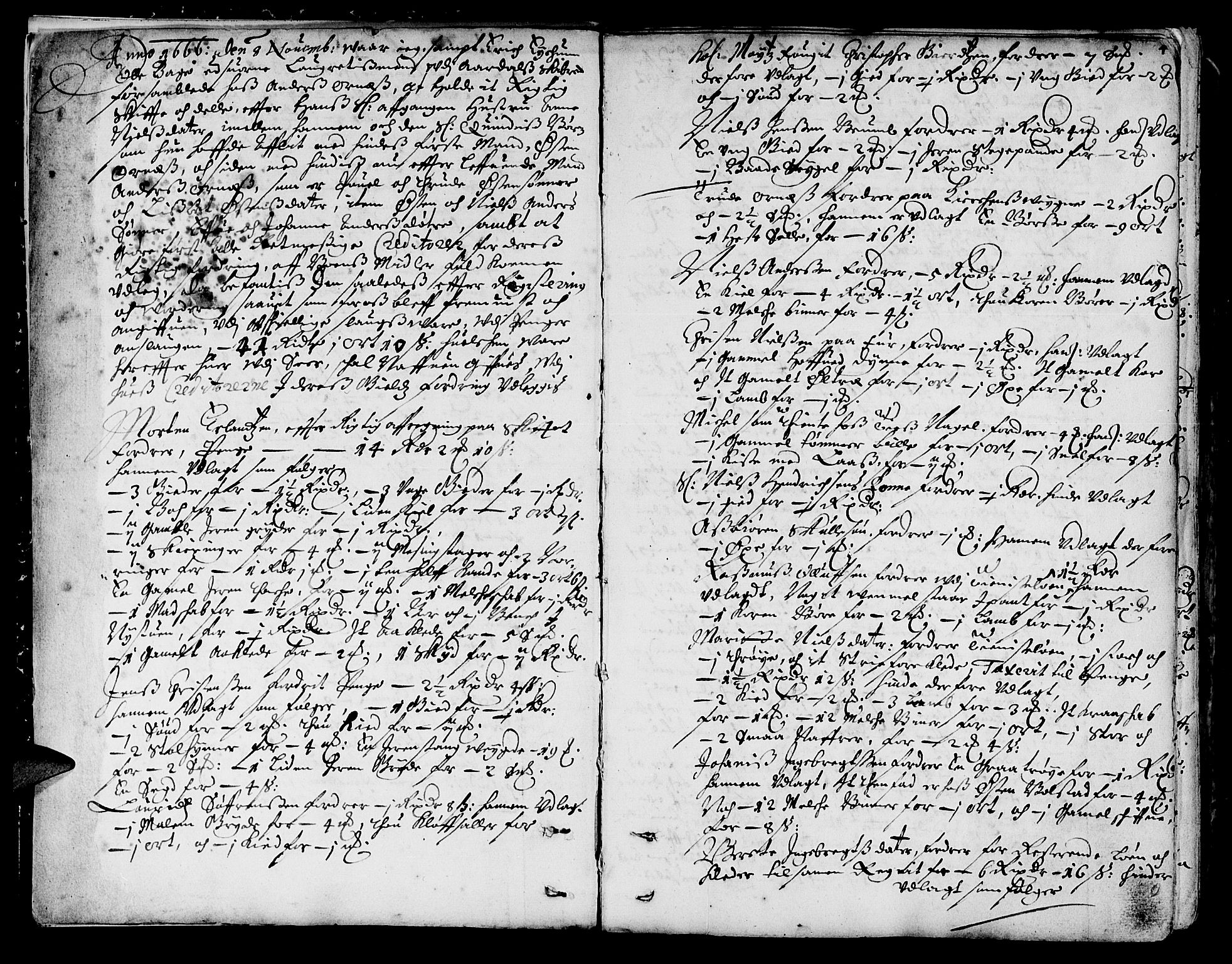Indre Sogn tingrett, AV/SAB-A-3301/1/H/Ha/L0001: Skifteprotokoll 1, 1666-1685, s. 3b-4a