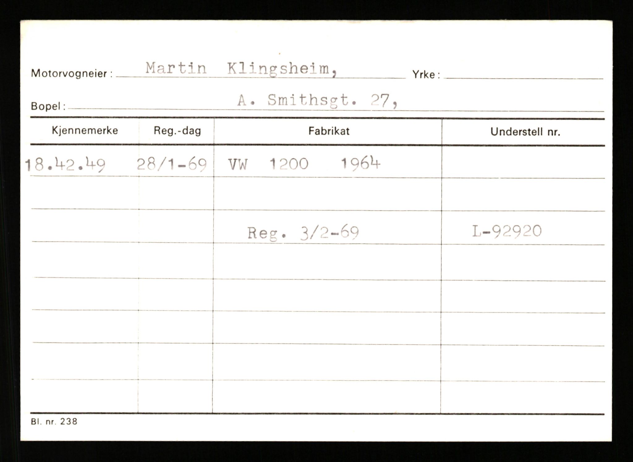 Stavanger trafikkstasjon, AV/SAST-A-101942/0/G/L0010: Registreringsnummer: 130000 - 239953, 1930-1971, s. 1907