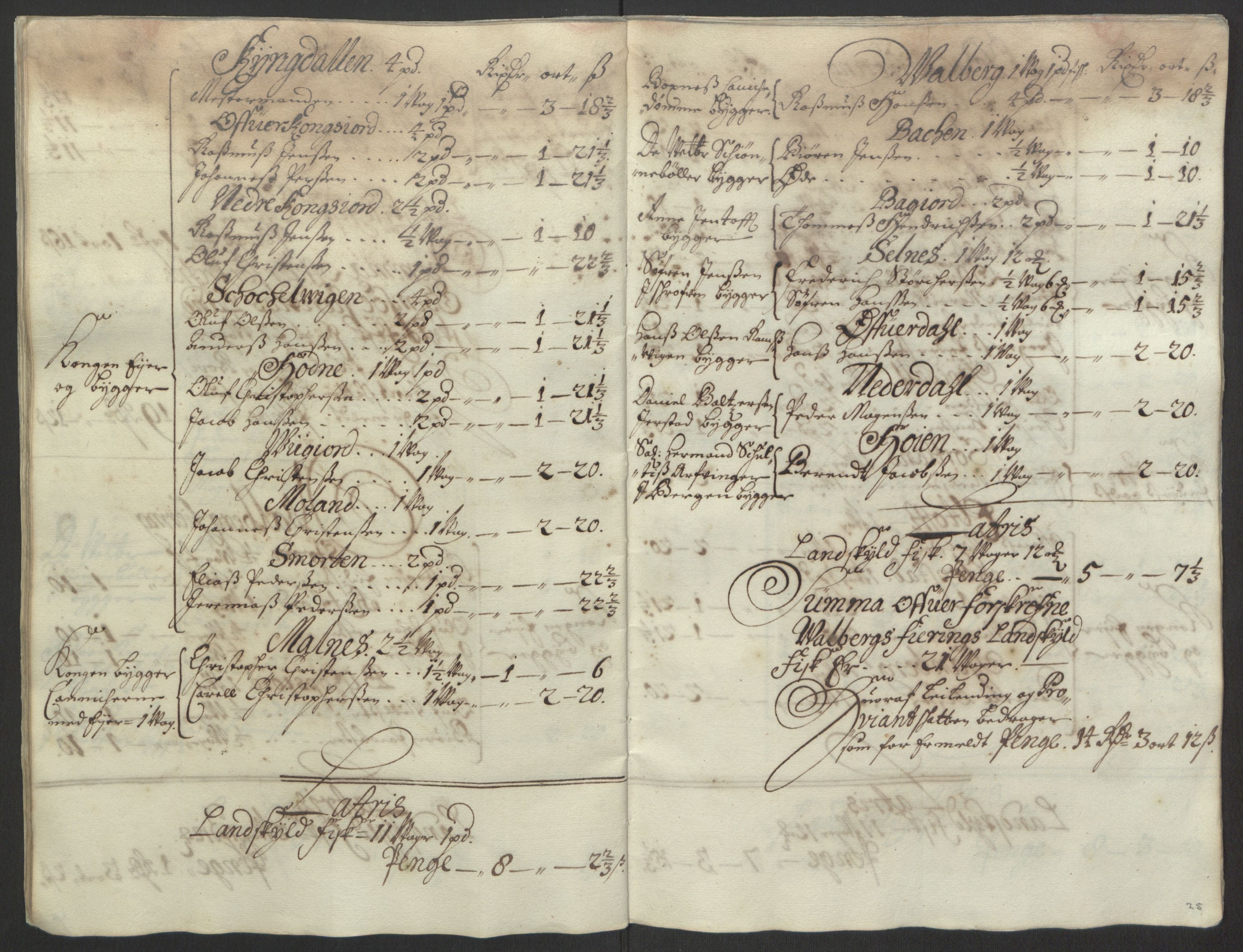 Rentekammeret inntil 1814, Reviderte regnskaper, Fogderegnskap, RA/EA-4092/R67/L4677: Fogderegnskap Vesterålen, Andenes og Lofoten, 1694-1695, s. 39