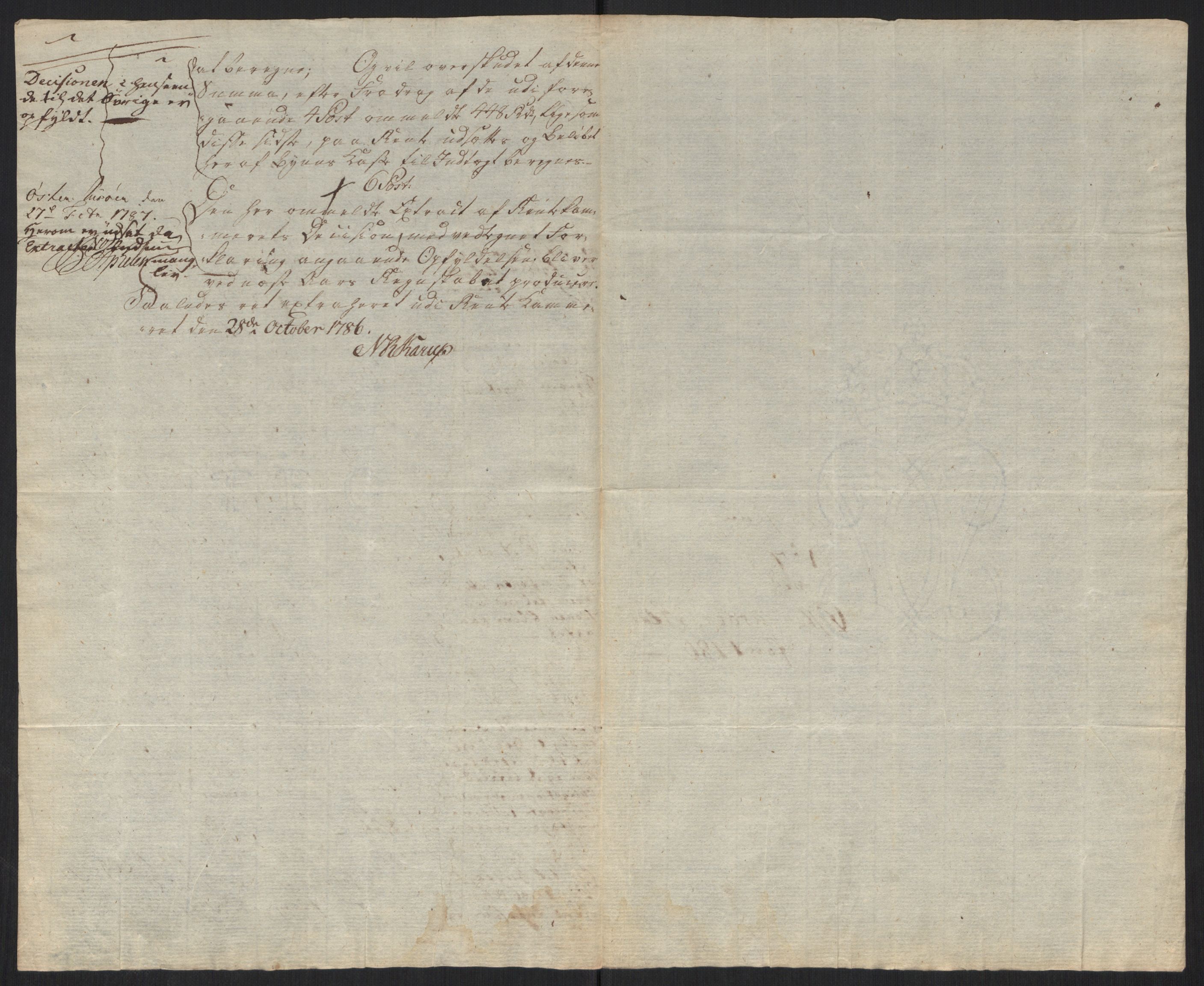 Danske Kanselli 1800-1814, AV/RA-EA-3024/K/Kk/Kka/Kkac/L0233: Kjøpstadregnskap Øster Risør, 1772-1790, s. 349