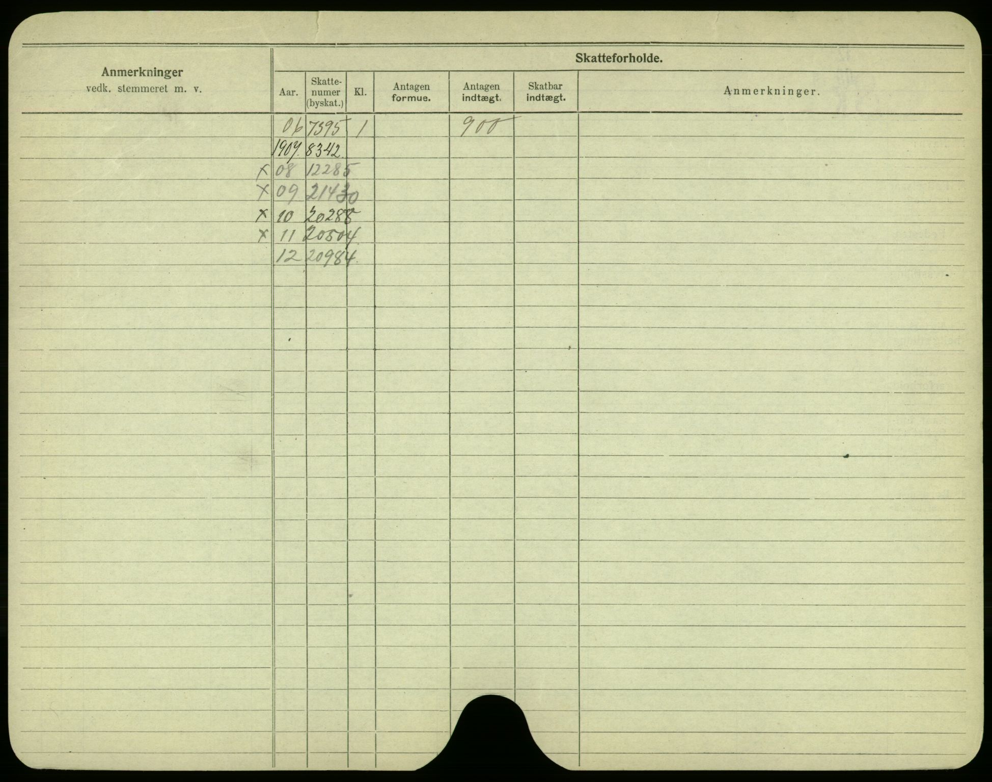 Oslo folkeregister, Registerkort, AV/SAO-A-11715/F/Fa/Fac/L0003: Menn, 1906-1914, s. 674b