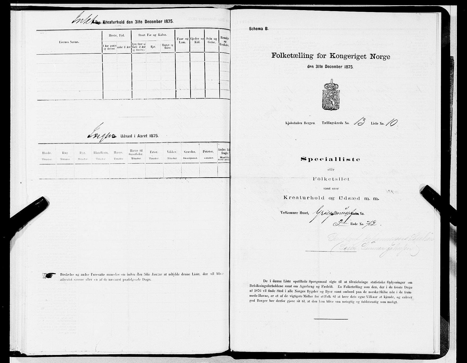 SAB, Folketelling 1875 for 1301 Bergen kjøpstad, 1875, s. 653