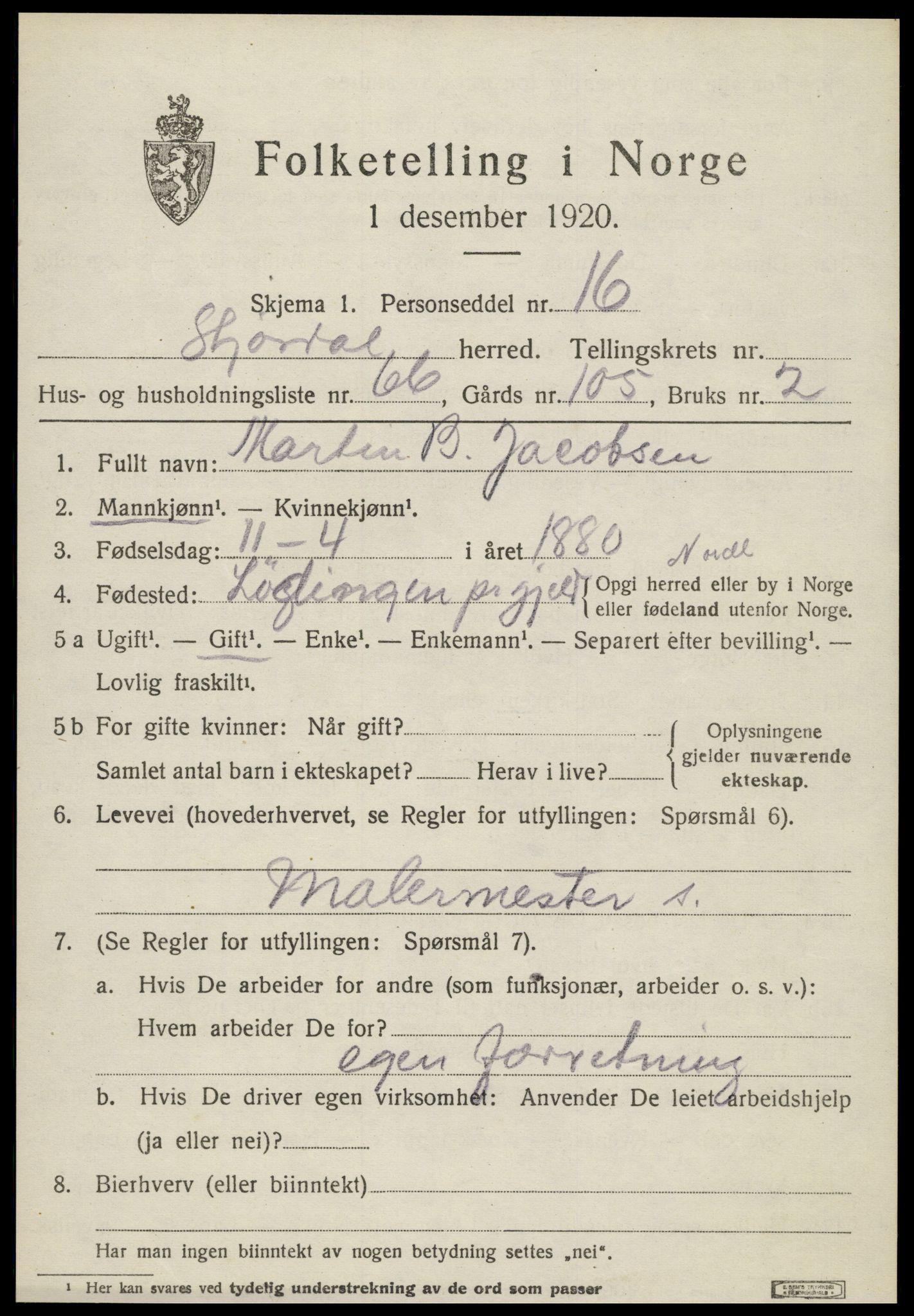 SAT, Folketelling 1920 for 1714 Stjørdal herred, 1920, s. 5324