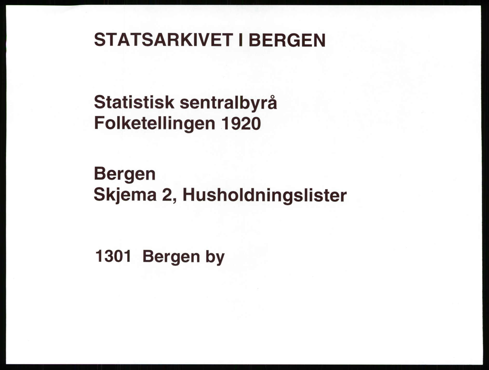 SAB, Folketelling 1920 for 1301 Bergen kjøpstad, 1920, s. 27637