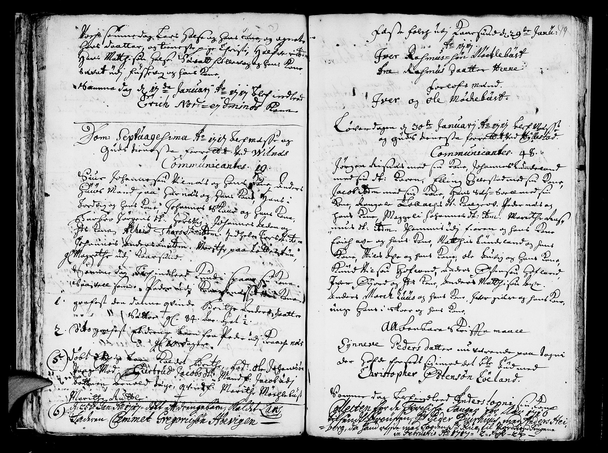 Askvoll sokneprestembete, AV/SAB-A-79501/H/Haa/Haaa/L0003: Ministerialbok nr. A 3, 1715-1718, s. 49
