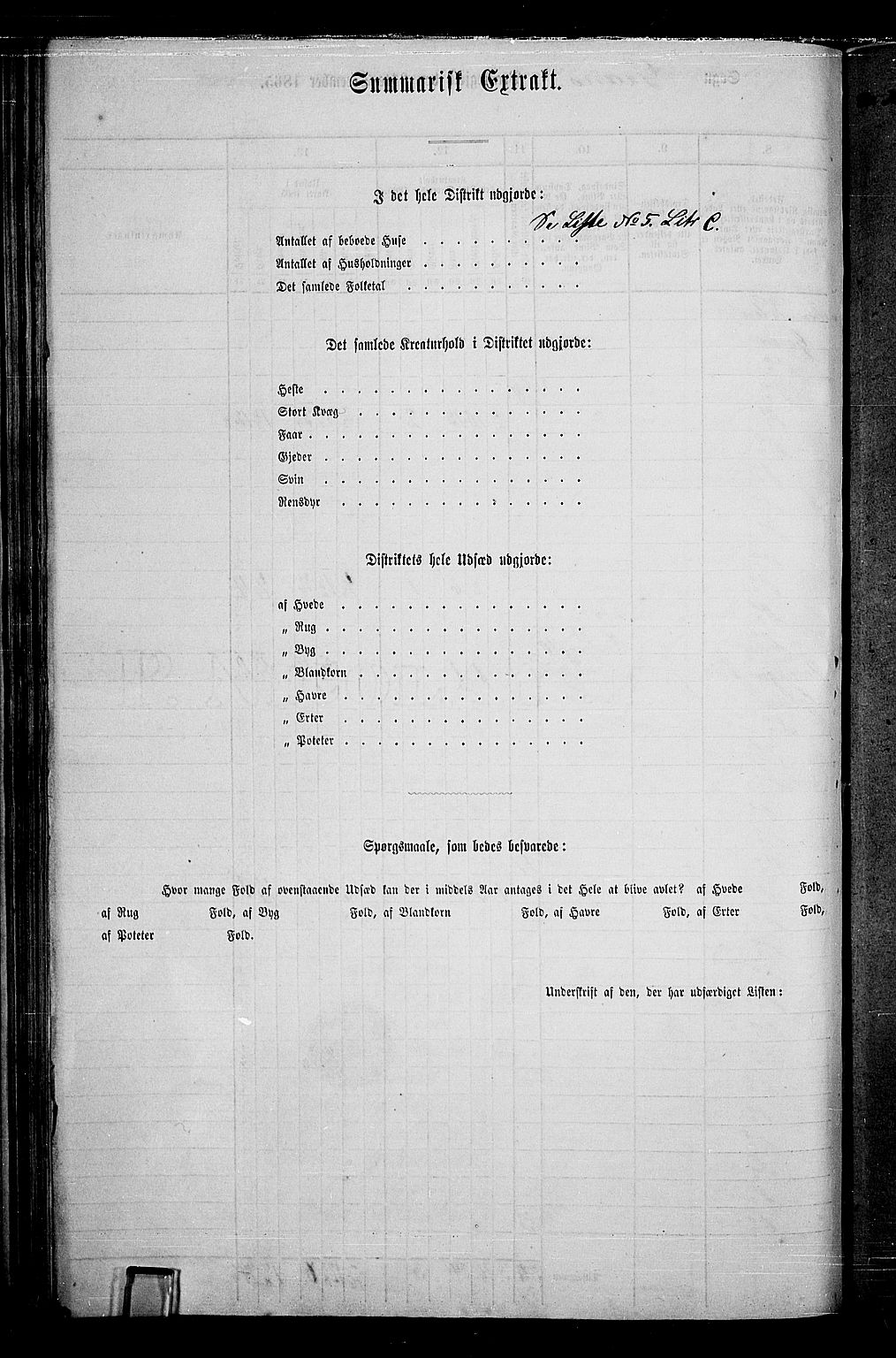 RA, Folketelling 1865 for 0534P Gran prestegjeld, 1865, s. 272