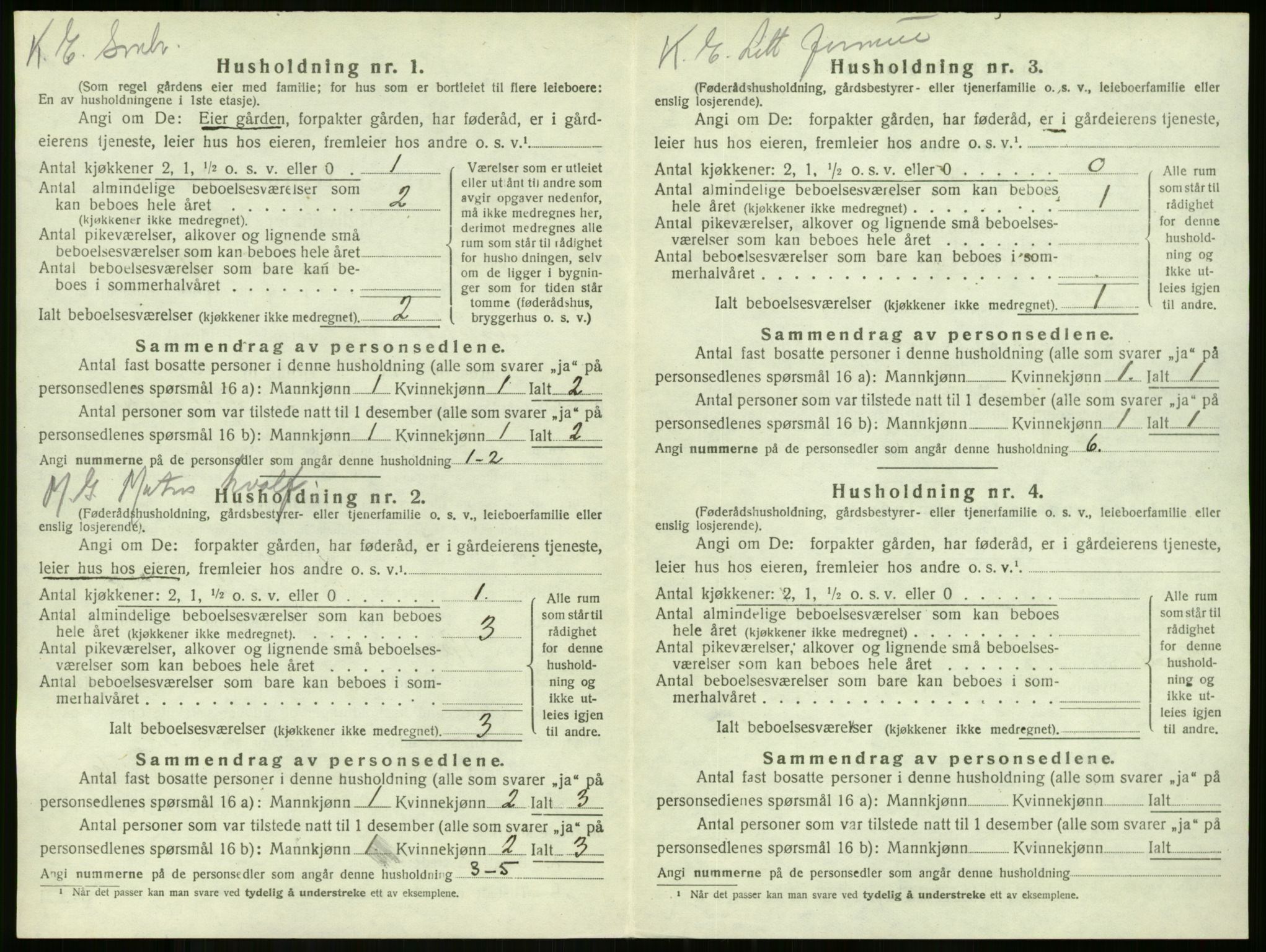 SAKO, Folketelling 1920 for 0720 Stokke herred, 1920, s. 1010