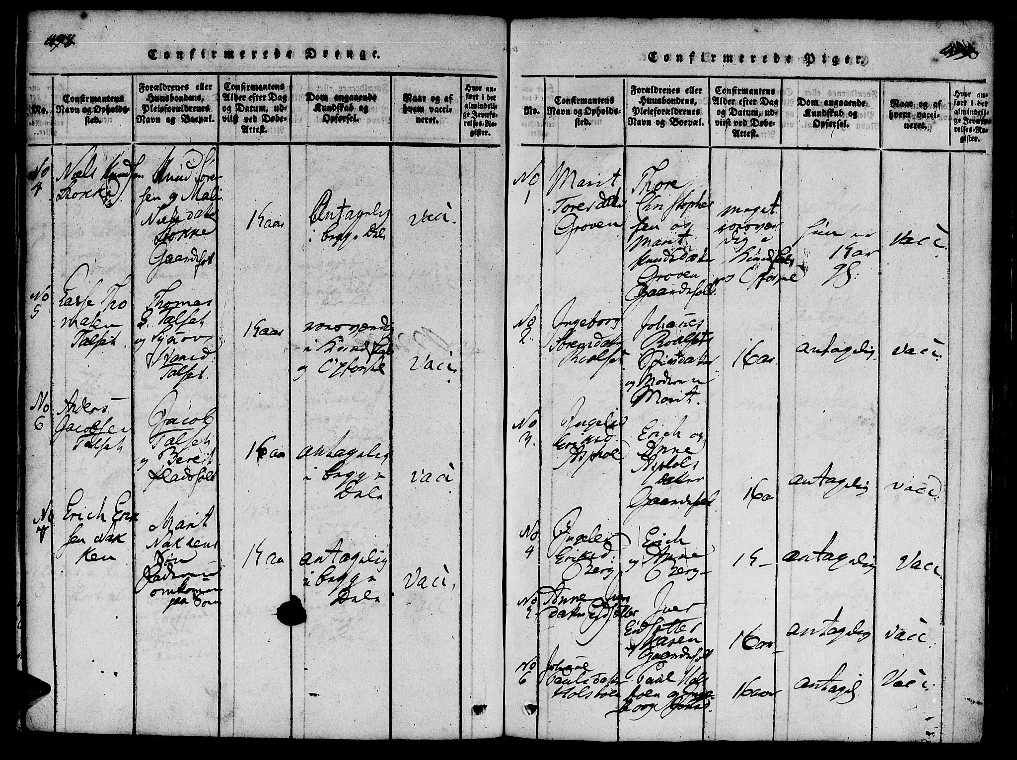 Ministerialprotokoller, klokkerbøker og fødselsregistre - Møre og Romsdal, SAT/A-1454/555/L0652: Ministerialbok nr. 555A03, 1817-1843, s. 498-499