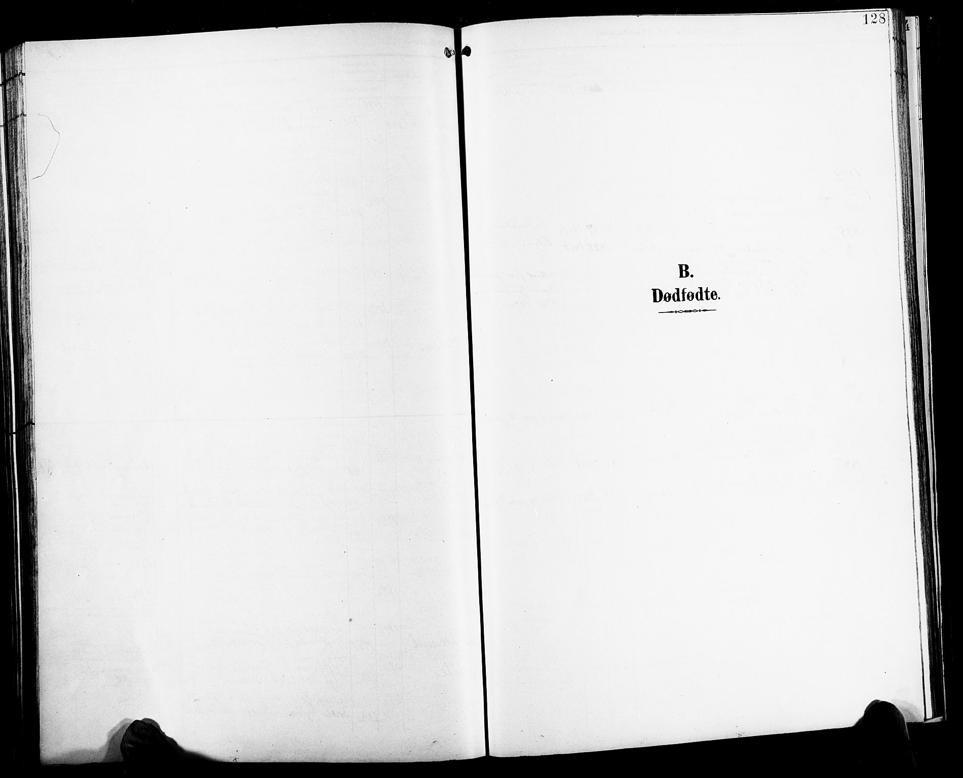 Birkenes sokneprestkontor, SAK/1111-0004/F/Fb/L0004: Klokkerbok nr. B 4, 1893-1930, s. 128