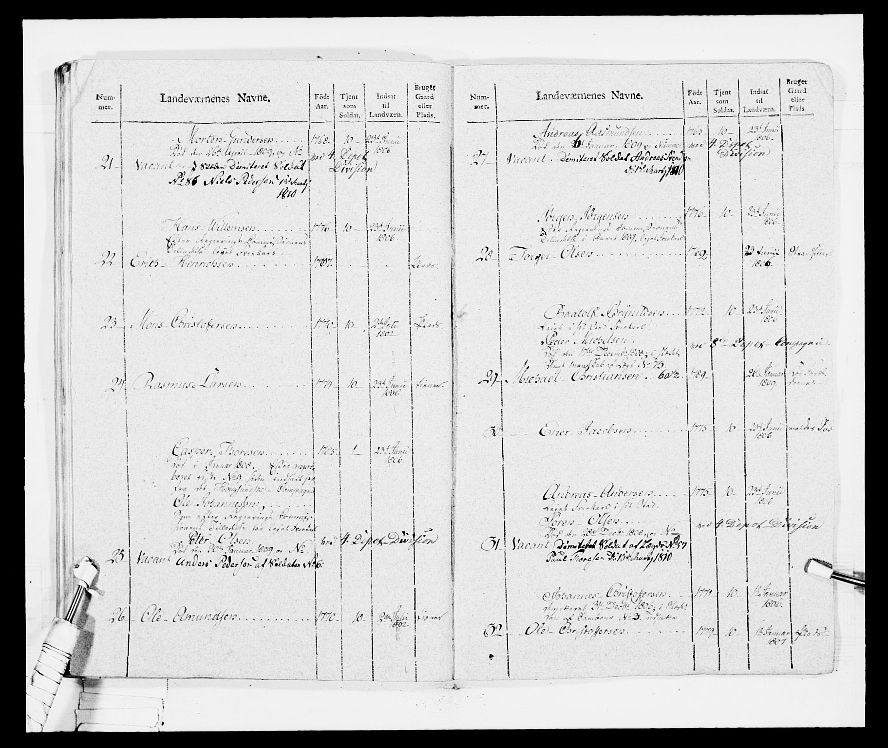 Generalitets- og kommissariatskollegiet, Det kongelige norske kommissariatskollegium, RA/EA-5420/E/Eh/L0034: Nordafjelske gevorbne infanteriregiment, 1810, s. 211