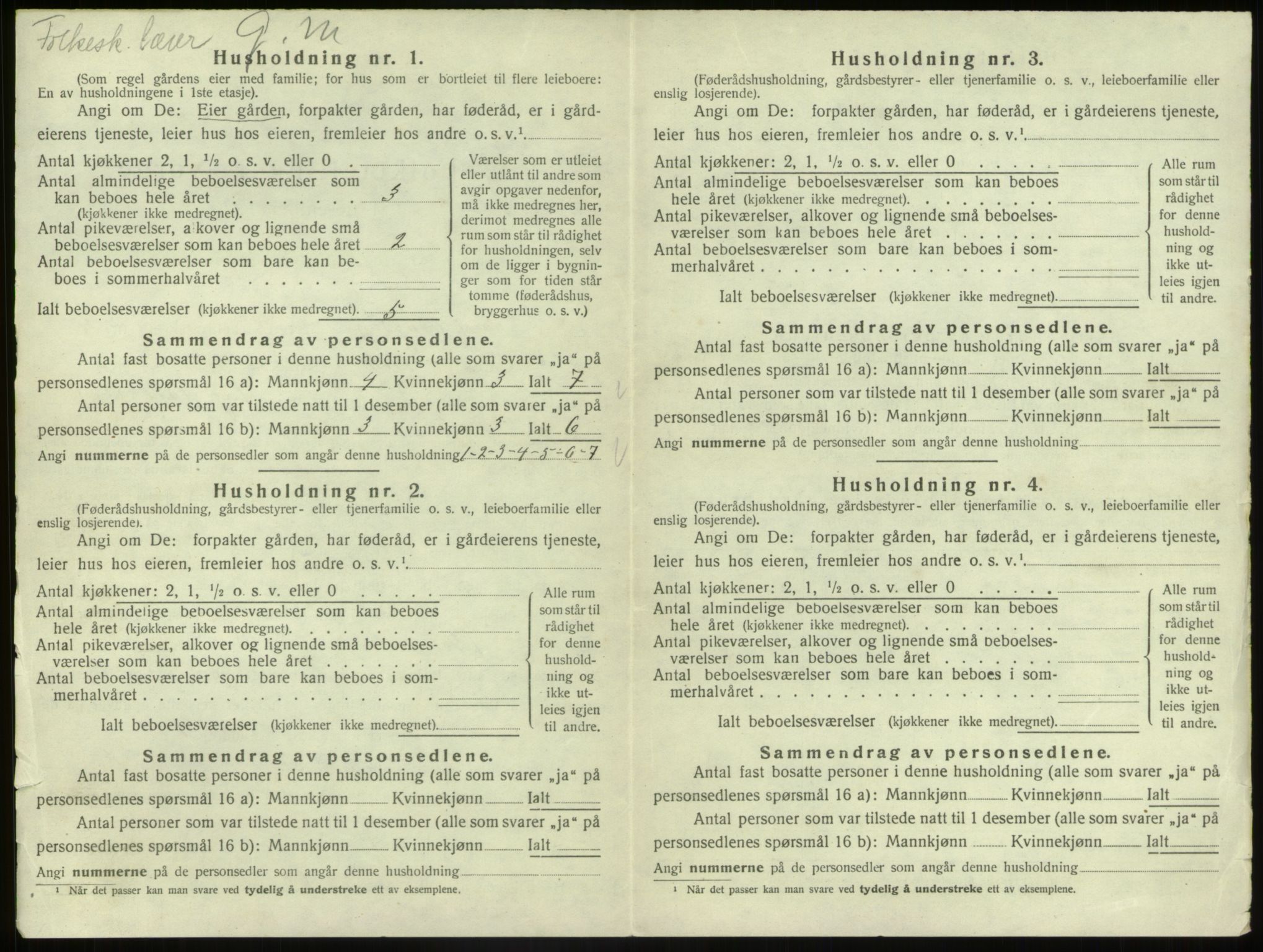 SAB, Folketelling 1920 for 1440 Nord-Vågsøy herred, 1920, s. 246