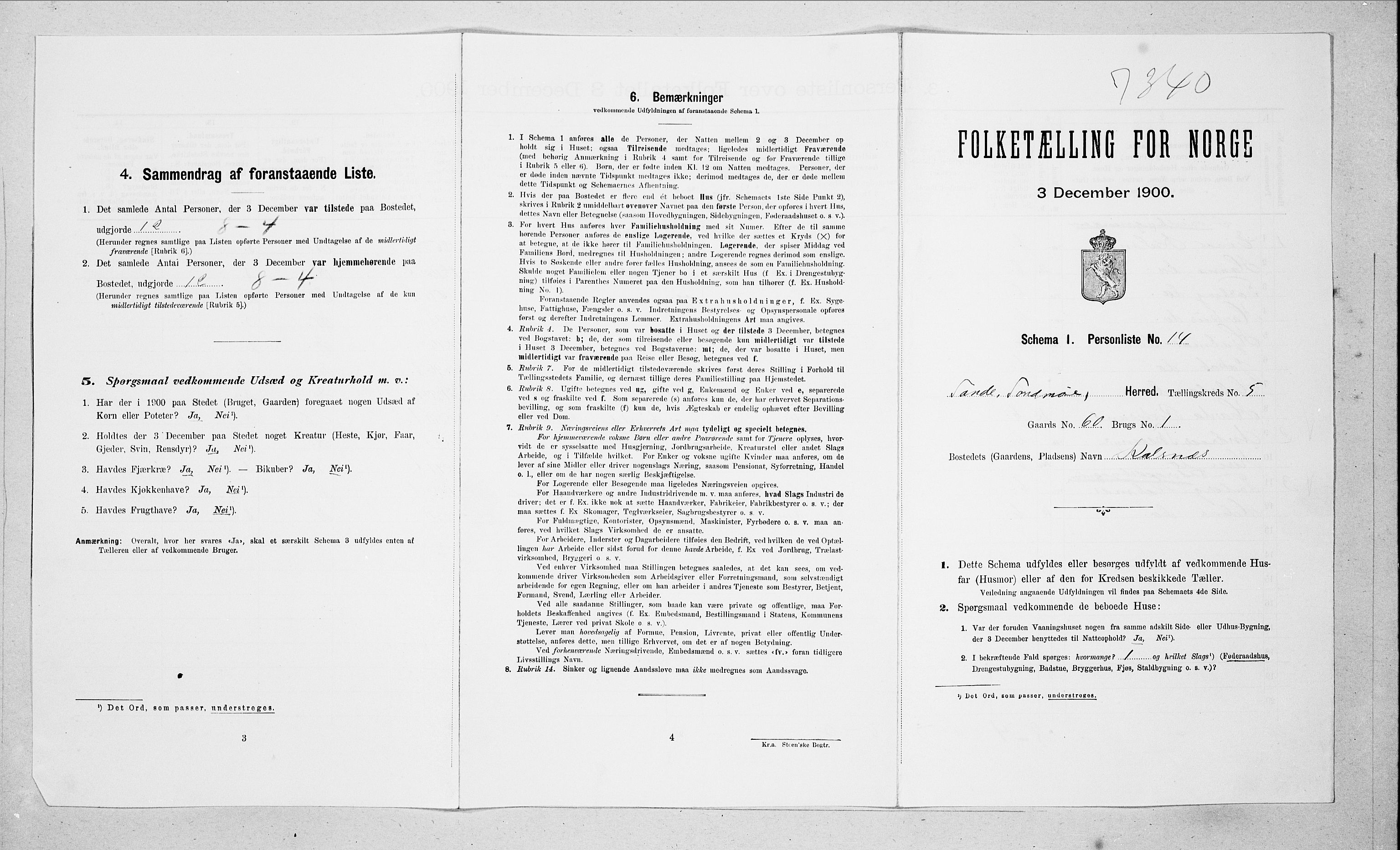 SAT, Folketelling 1900 for 1514 Sande herred, 1900, s. 545