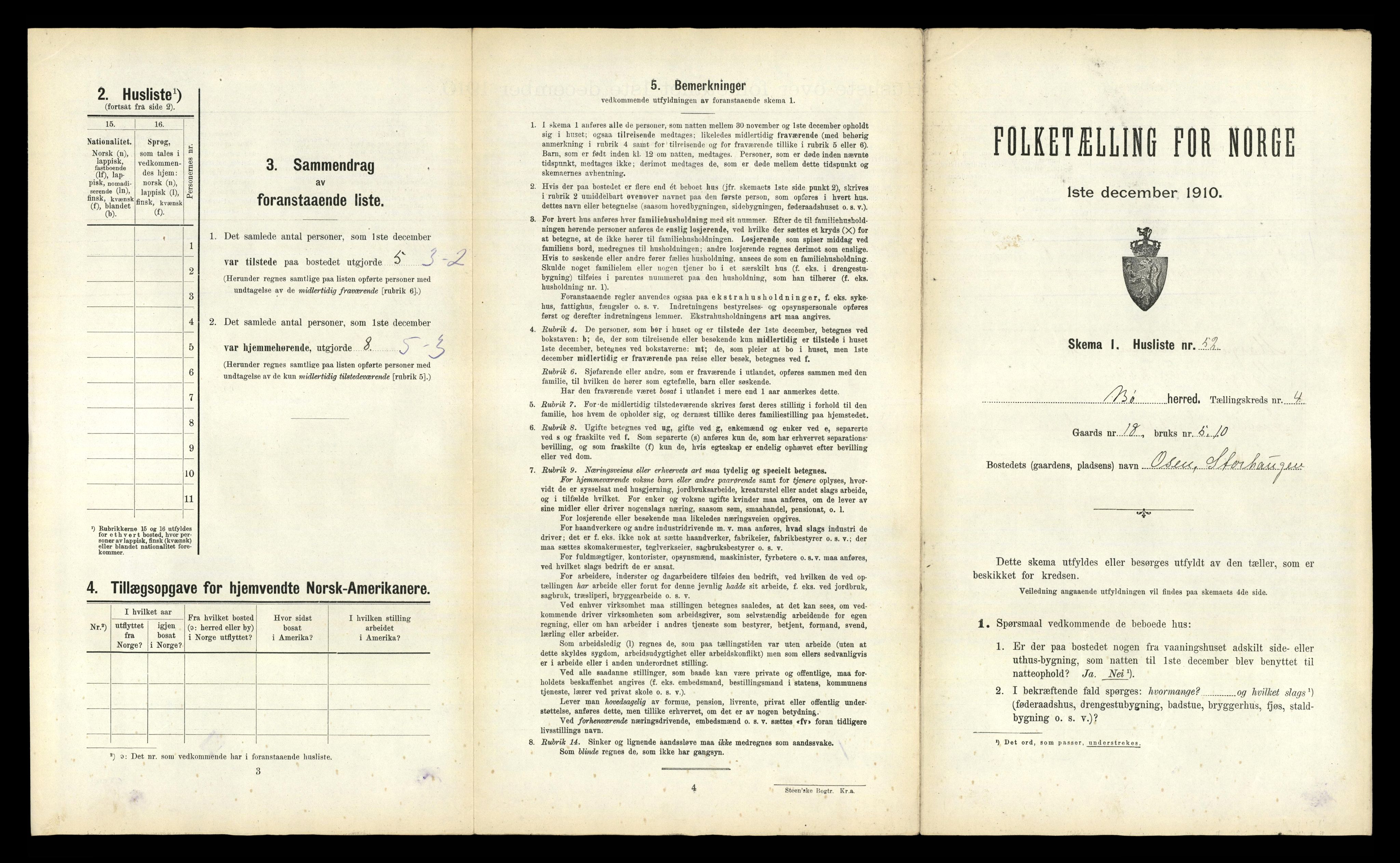 RA, Folketelling 1910 for 1867 Bø herred, 1910, s. 557