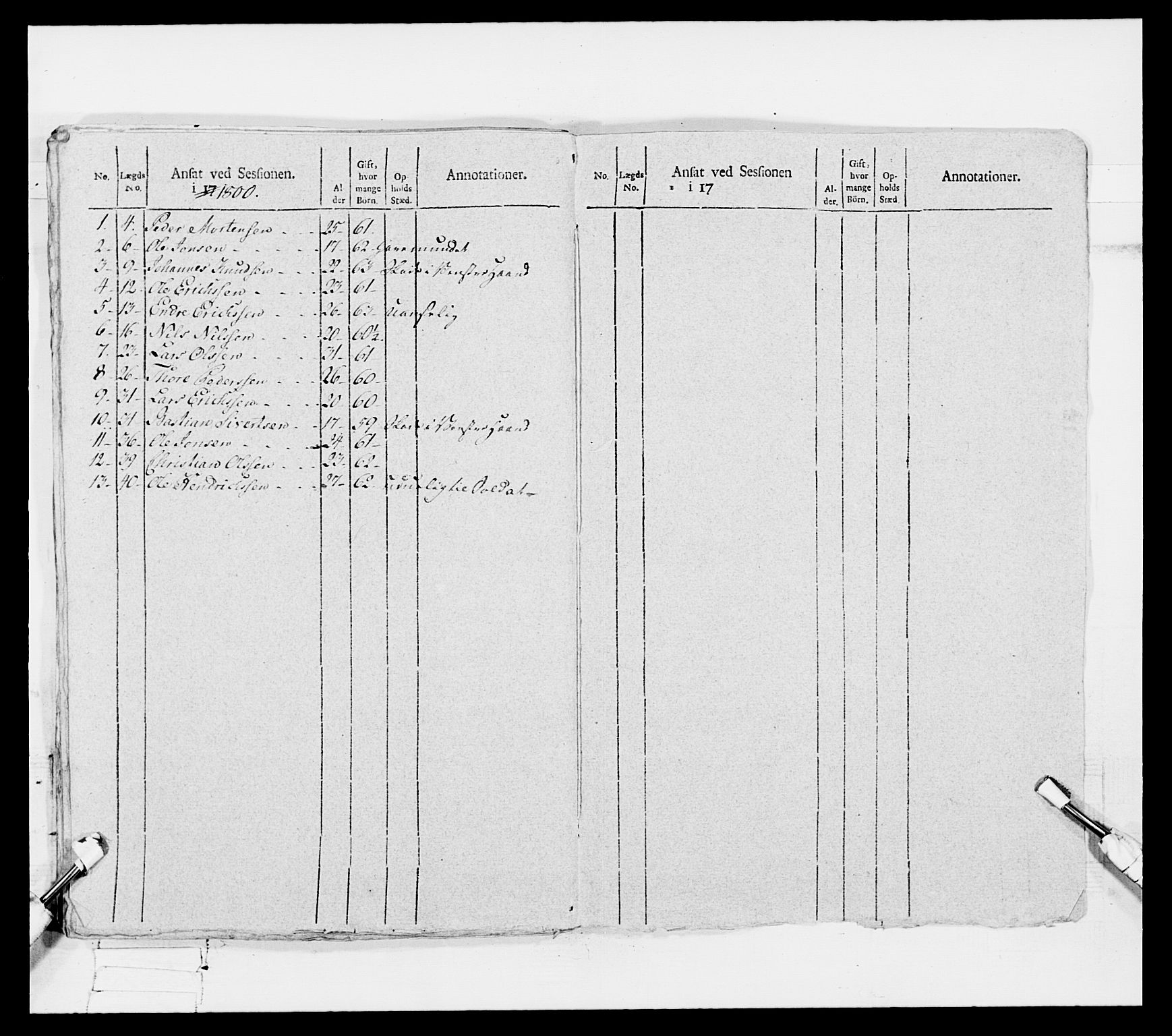Generalitets- og kommissariatskollegiet, Det kongelige norske kommissariatskollegium, AV/RA-EA-5420/E/Eh/L0080: 2. Trondheimske nasjonale infanteriregiment, 1792-1800, s. 264
