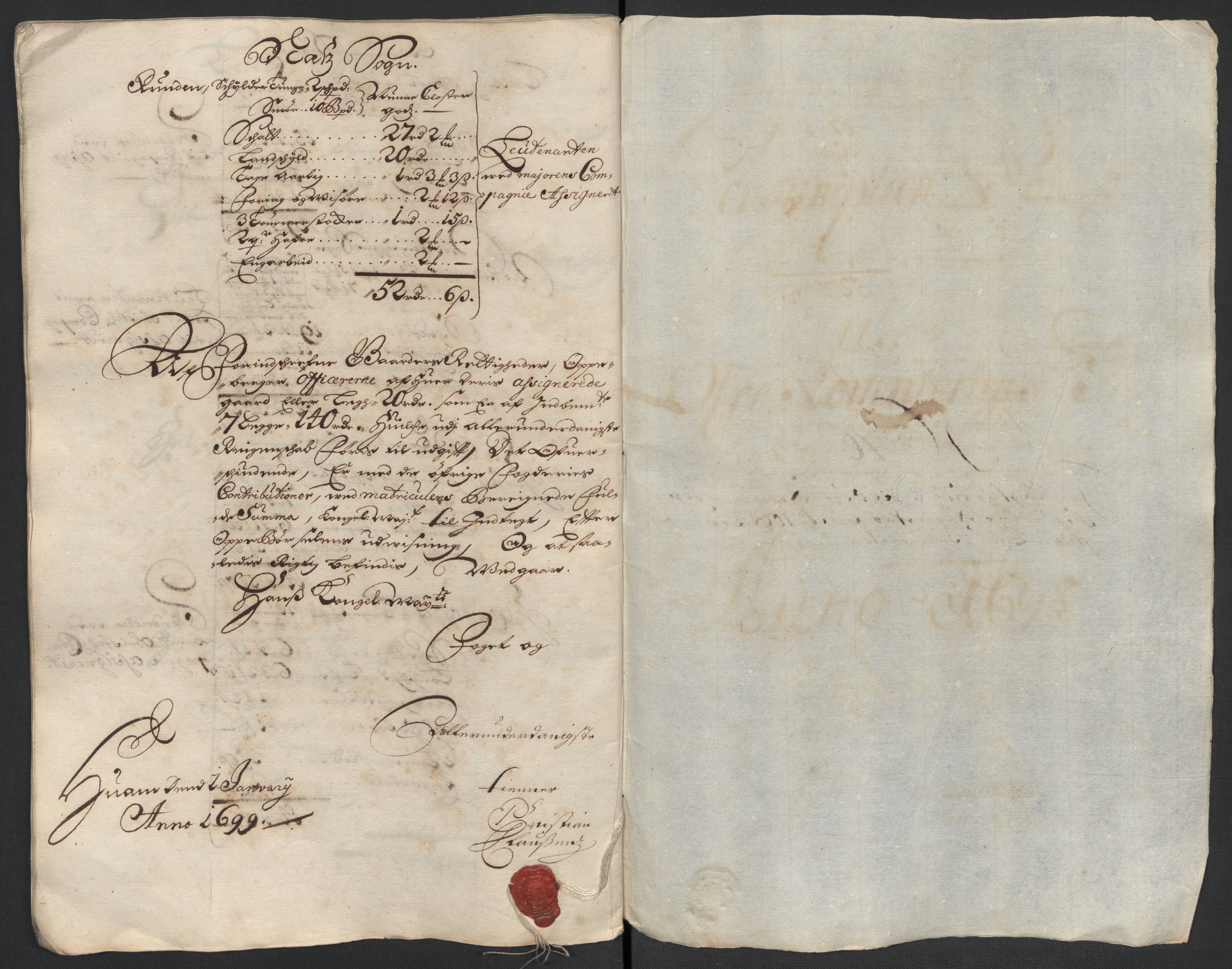 Rentekammeret inntil 1814, Reviderte regnskaper, Fogderegnskap, RA/EA-4092/R12/L0710: Fogderegnskap Øvre Romerike, 1698, s. 305