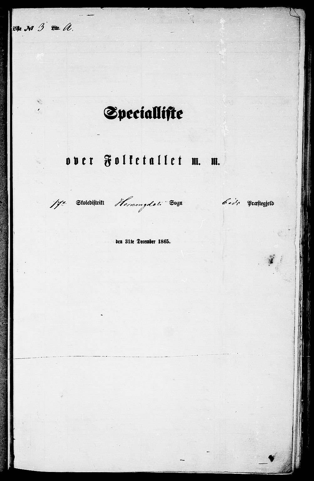 RA, Folketelling 1865 for 1443P Eid prestegjeld, 1865, s. 44