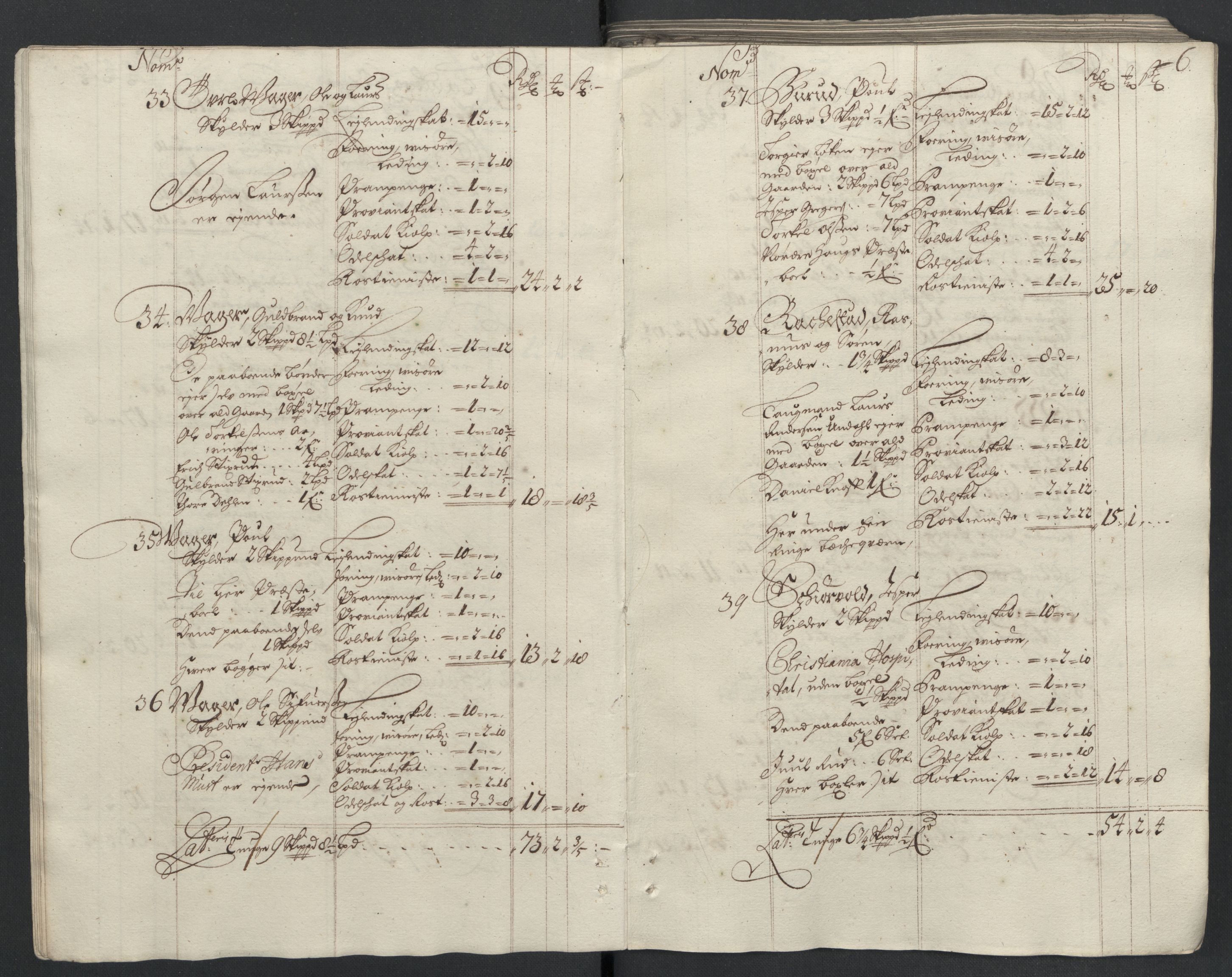 Rentekammeret inntil 1814, Reviderte regnskaper, Fogderegnskap, RA/EA-4092/R22/L1454: Fogderegnskap Ringerike, Hallingdal og Buskerud, 1697, s. 39