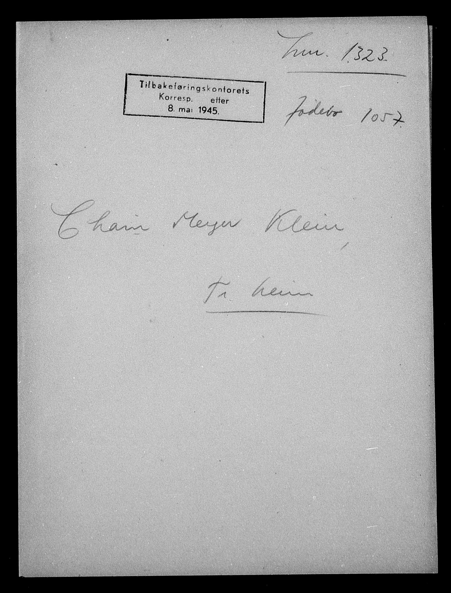 Justisdepartementet, Tilbakeføringskontoret for inndratte formuer, AV/RA-S-1564/H/Hc/Hca/L0900: --, 1945-1947, s. 348