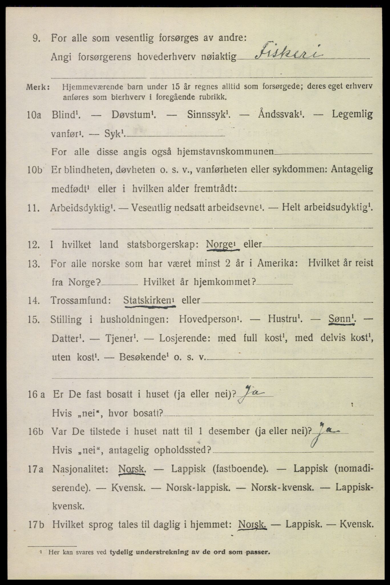 SAT, Folketelling 1920 for 1843 Bodin herred, 1920, s. 8463