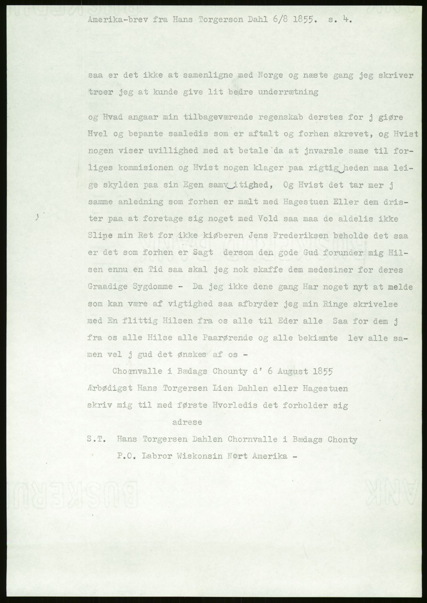 Samlinger til kildeutgivelse, Amerikabrevene, AV/RA-EA-4057/F/L0011: Innlån fra Oppland: Bræin - Knudsen, 1838-1914, s. 169