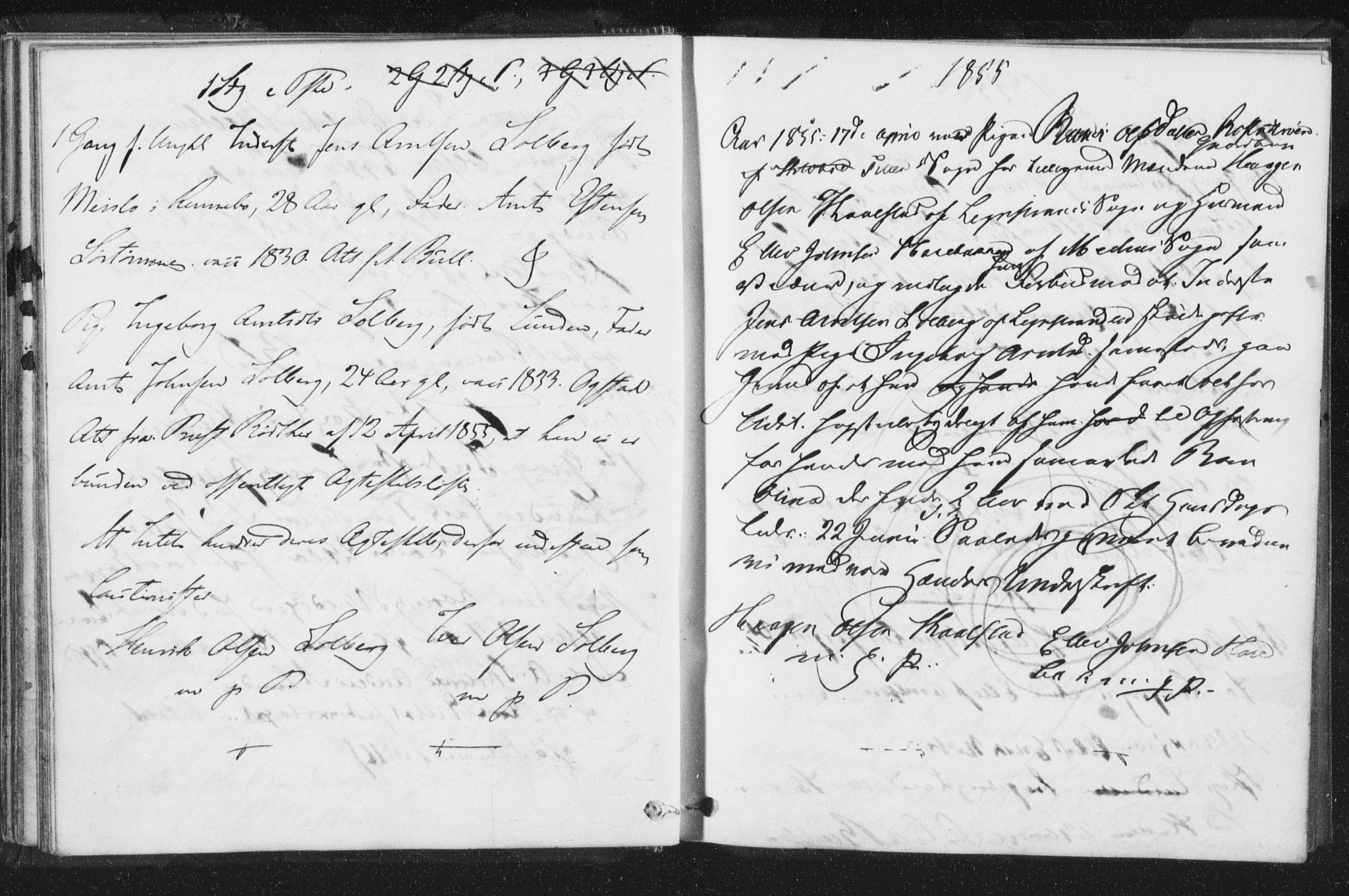 Melhus sokneprestkontor, AV/SAT-A-1141/1/I/I1/I1f/L0009: Lysningsprotokoll nr. 691.I.1F9, 1850-1866