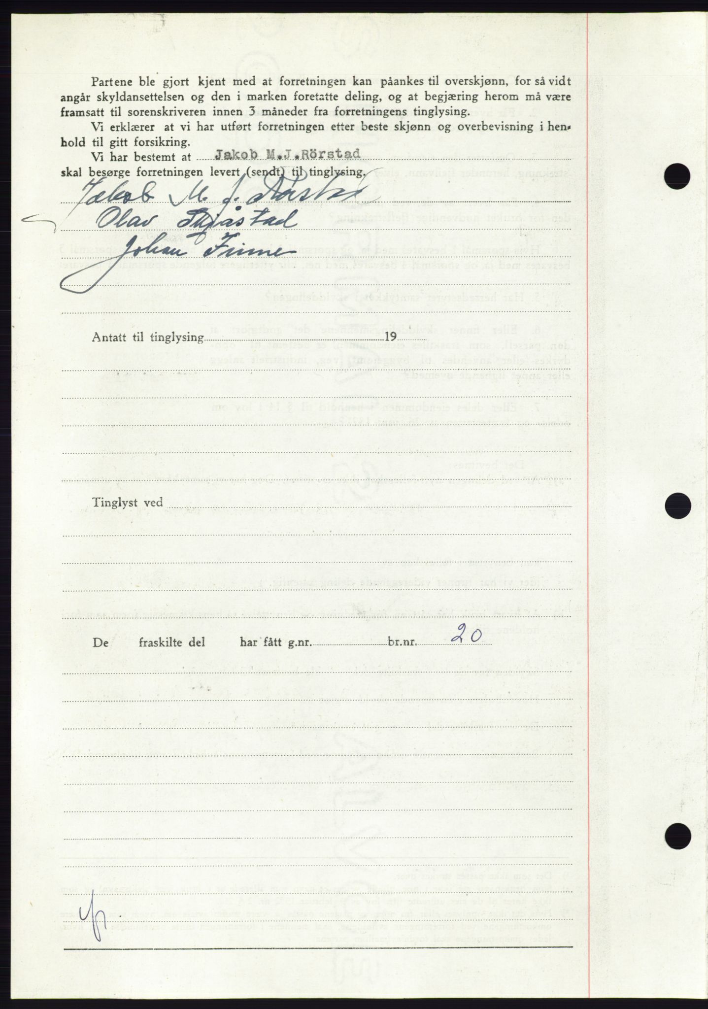 Søre Sunnmøre sorenskriveri, AV/SAT-A-4122/1/2/2C/L0105: Pantebok nr. 31A, 1956-1957, Dagboknr: 115/1957