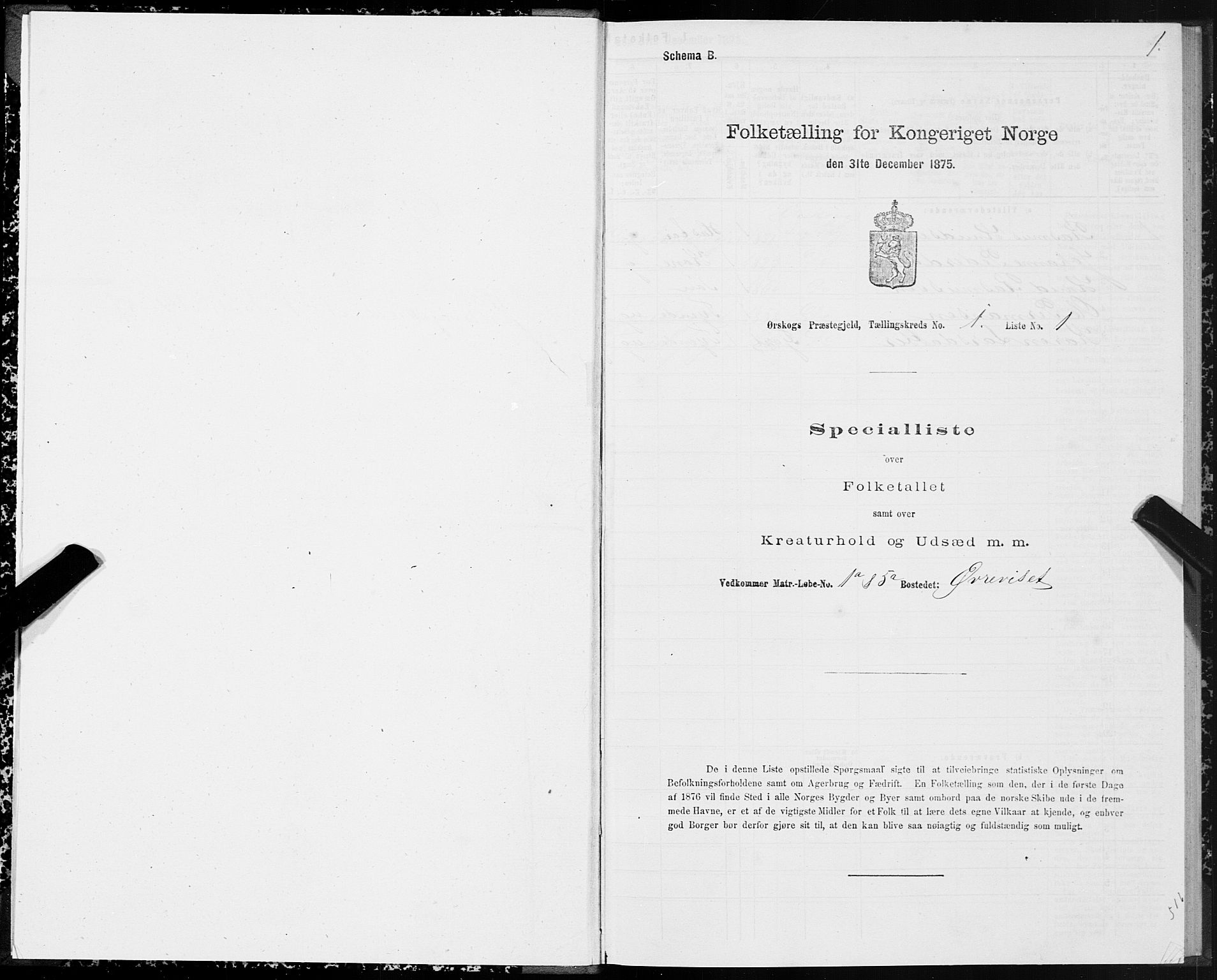 SAT, Folketelling 1875 for 1527P Ørskog prestegjeld, 1875, s. 1001
