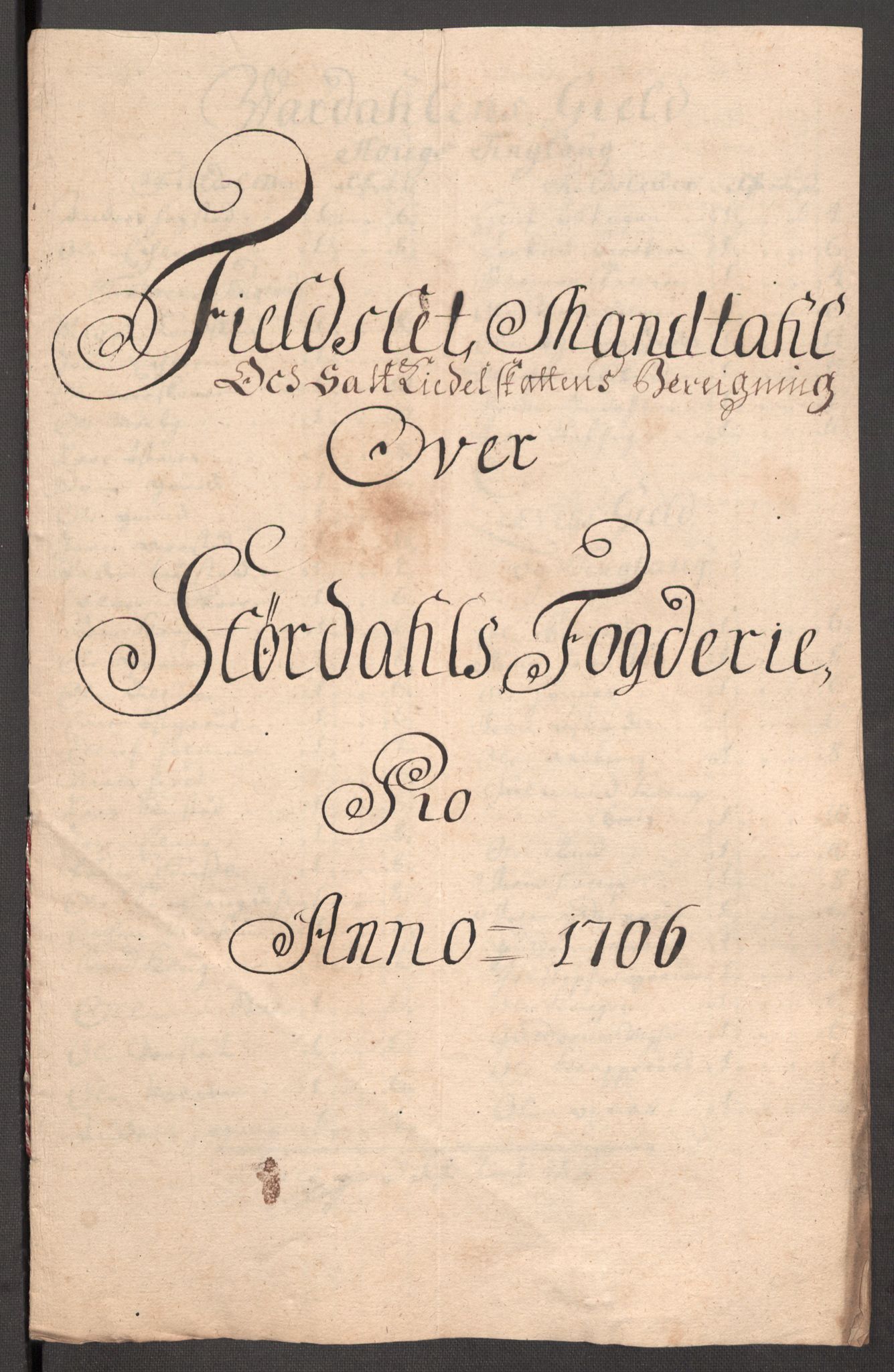 Rentekammeret inntil 1814, Reviderte regnskaper, Fogderegnskap, AV/RA-EA-4092/R62/L4196: Fogderegnskap Stjørdal og Verdal, 1705-1706, s. 451