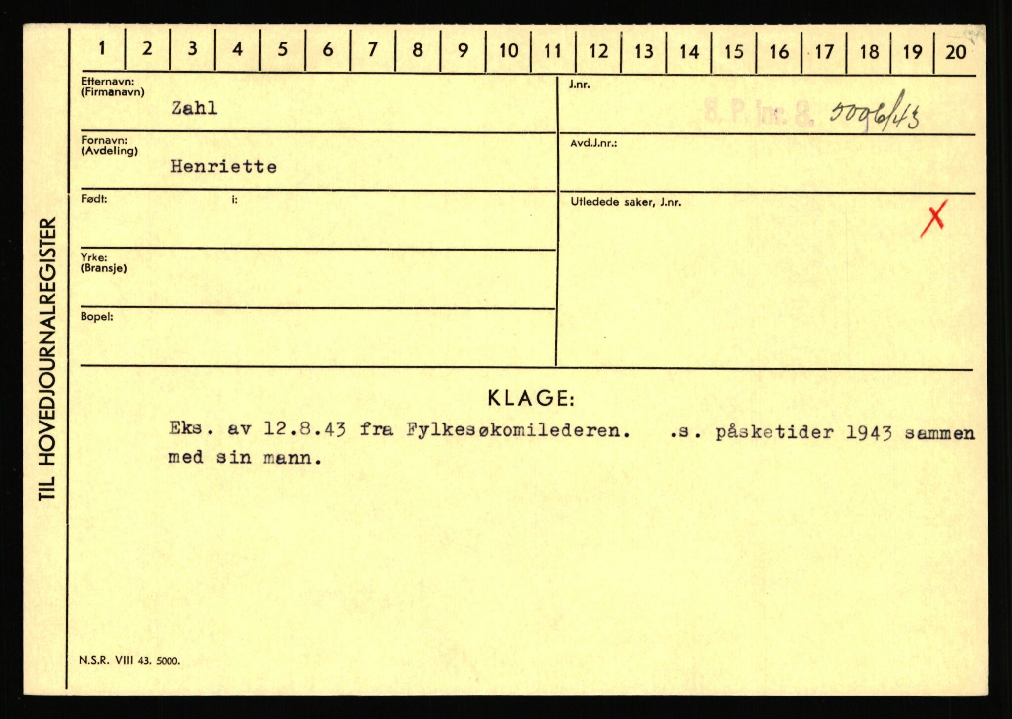 Statspolitiet - Hovedkontoret / Osloavdelingen, AV/RA-S-1329/C/Ca/L0016: Uberg - Øystese, 1943-1945, s. 3262