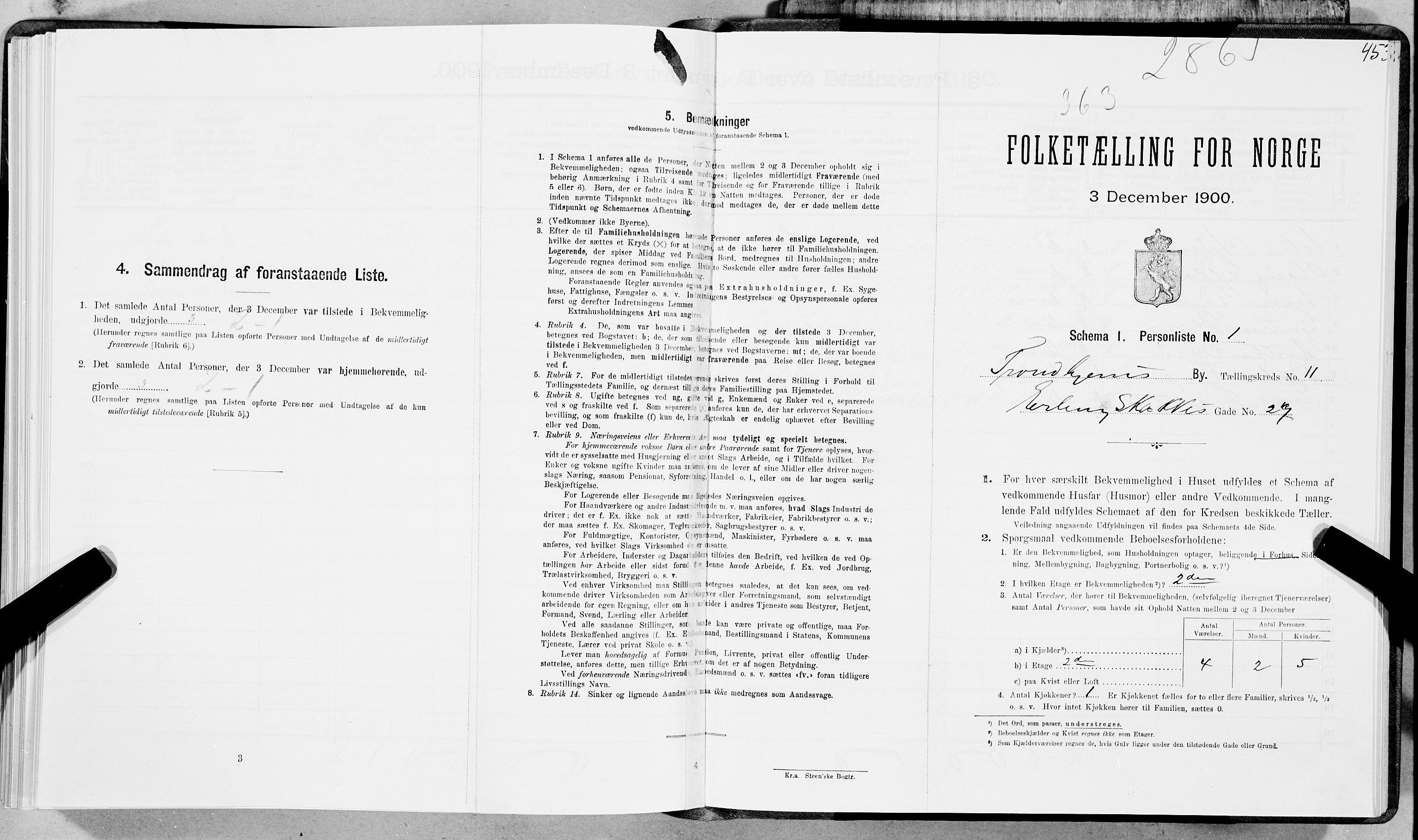 SAT, Folketelling 1900 for 1601 Trondheim kjøpstad, 1900, s. 1937