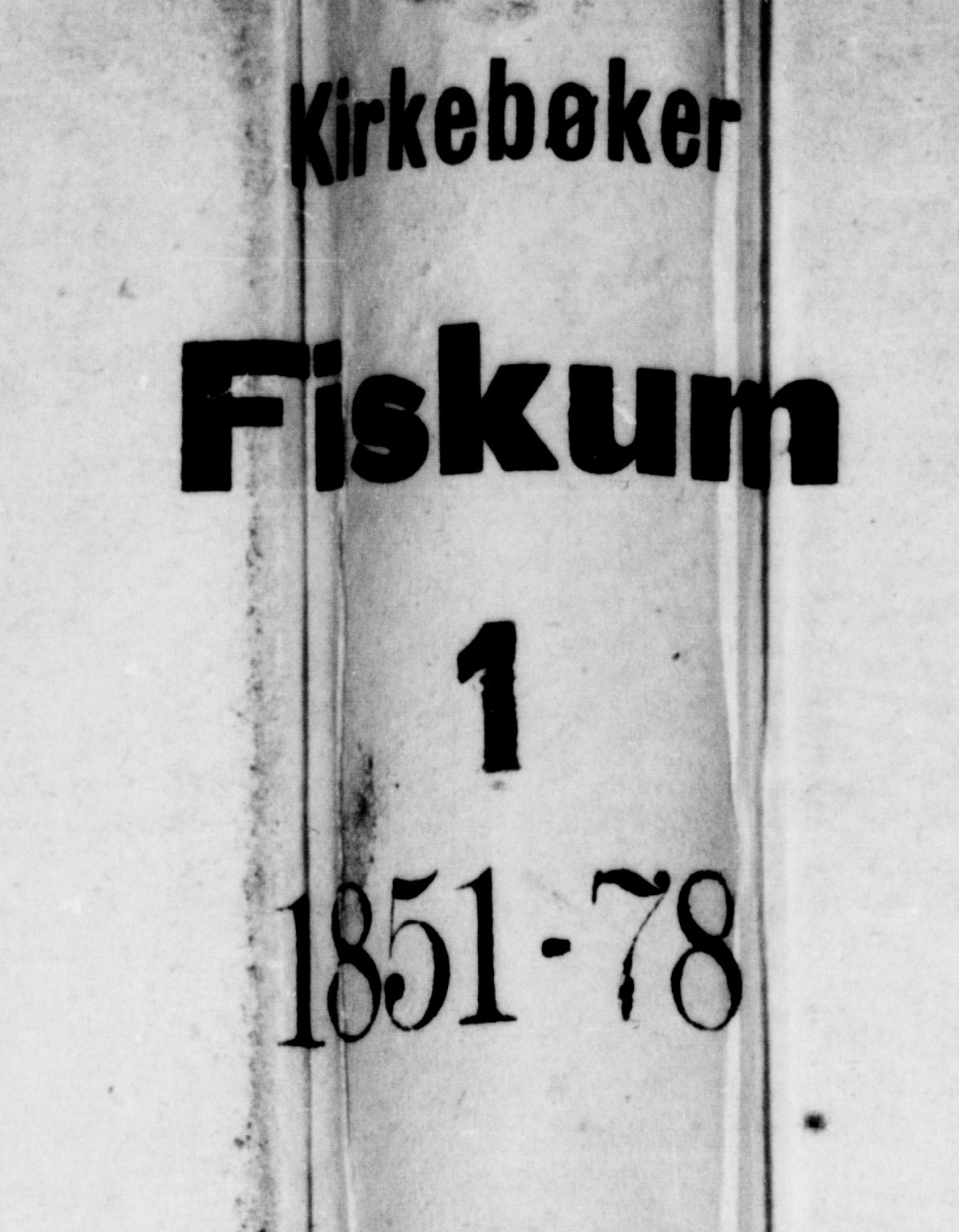 Fiskum kirkebøker, SAKO/A-15/G/Ga/L0003: Klokkerbok nr. 3, 1851-1878