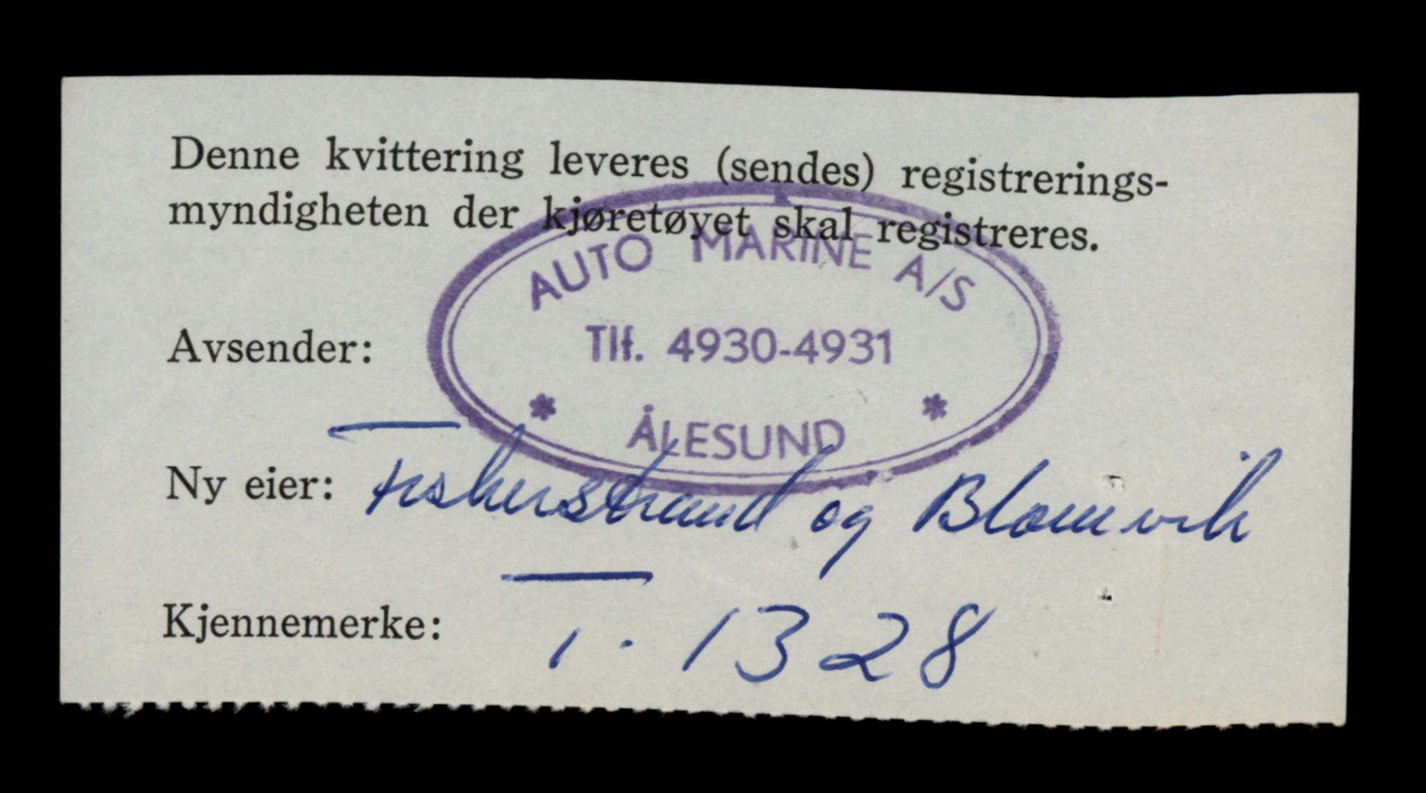 Møre og Romsdal vegkontor - Ålesund trafikkstasjon, SAT/A-4099/F/Fe/L0012: Registreringskort for kjøretøy T 1290 - T 1450, 1927-1998, s. 1014