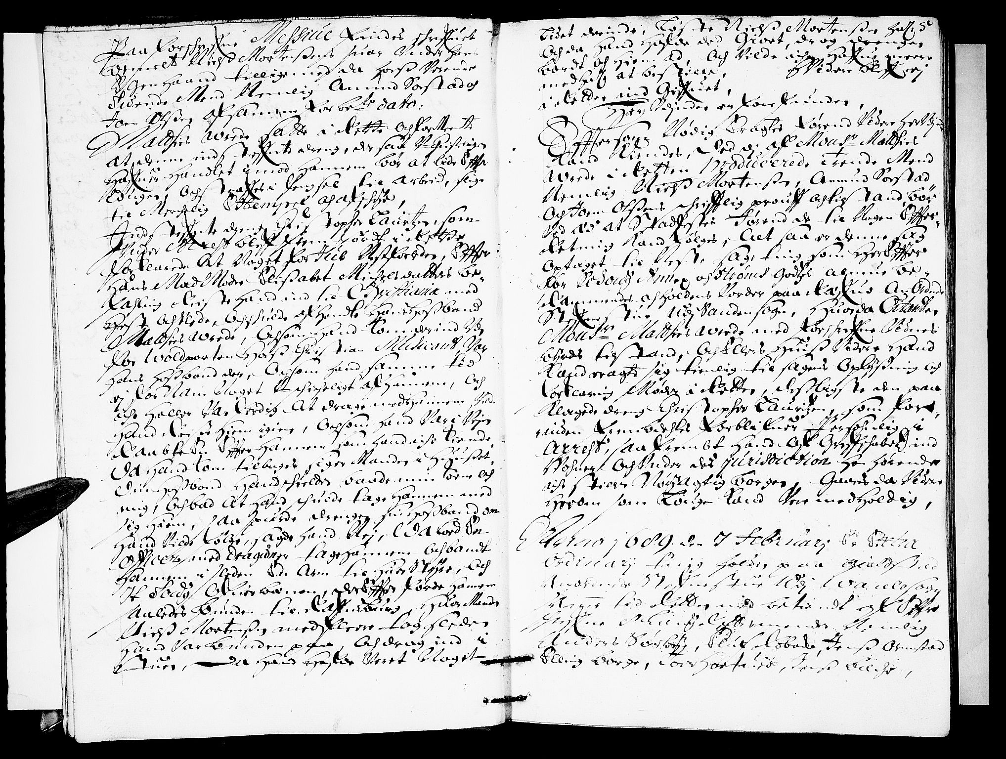 Nordre Jarlsberg sorenskriveri, AV/SAKO-A-80/F/Fa/Faa/L0004: Tingbok, 1689, s. 5