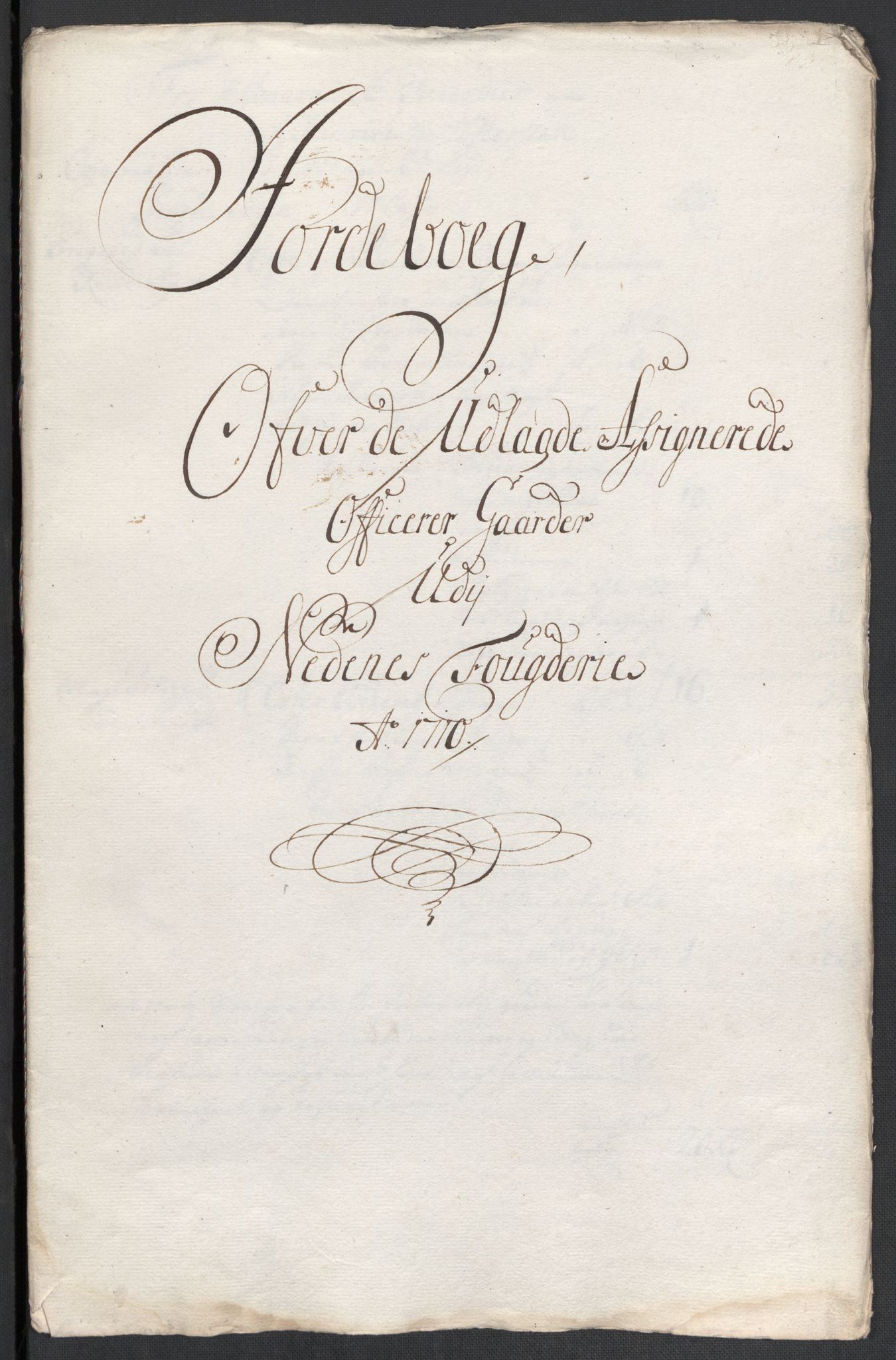 Rentekammeret inntil 1814, Reviderte regnskaper, Fogderegnskap, RA/EA-4092/R39/L2319: Fogderegnskap Nedenes, 1710-1711, s. 58